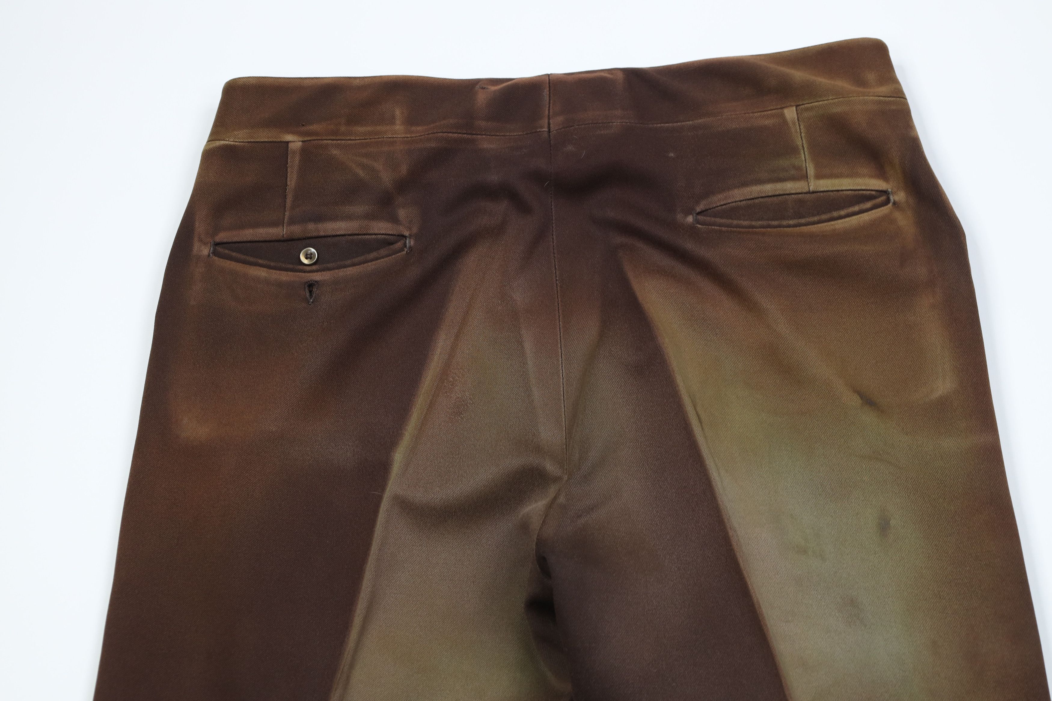 Vintage Vintage 70s Streetwear Knit Flared Wide Leg Chino Pants USA Size US 36 / EU 52 - 10 Thumbnail