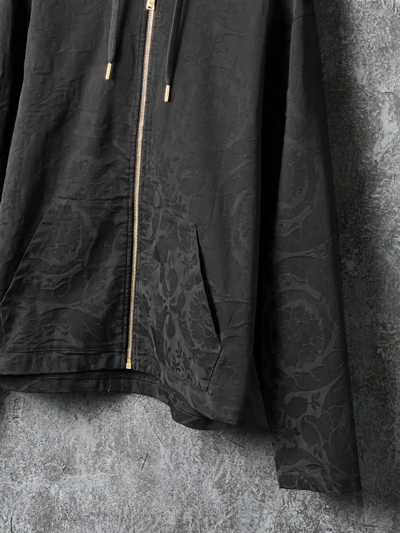 Versace Versace Dark drawstring hooded sweatshirt jacket Size US M / EU 48-50 / 2 - 4 Thumbnail