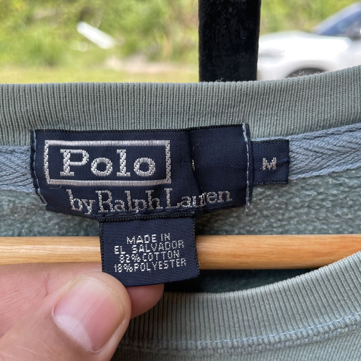 Polo Ralph Lauren 🔥Vintage Polo Ralph Lauren Small Pony Logo Boxy Sweatshirts Size US M / EU 48-50 / 2 - 9 Thumbnail