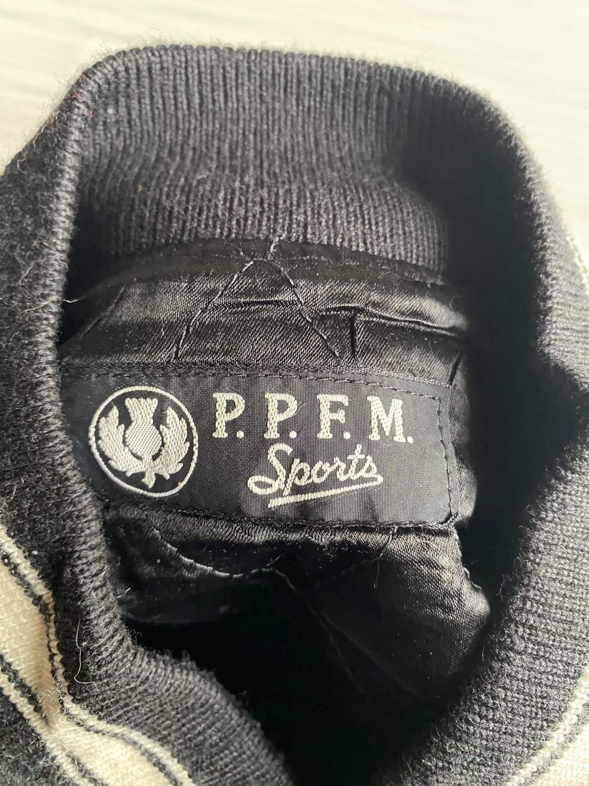 PPFM PPFM Varsity jacket Embroidery SpellOut Leather Size US M / EU 48-50 / 2 - 11 Thumbnail