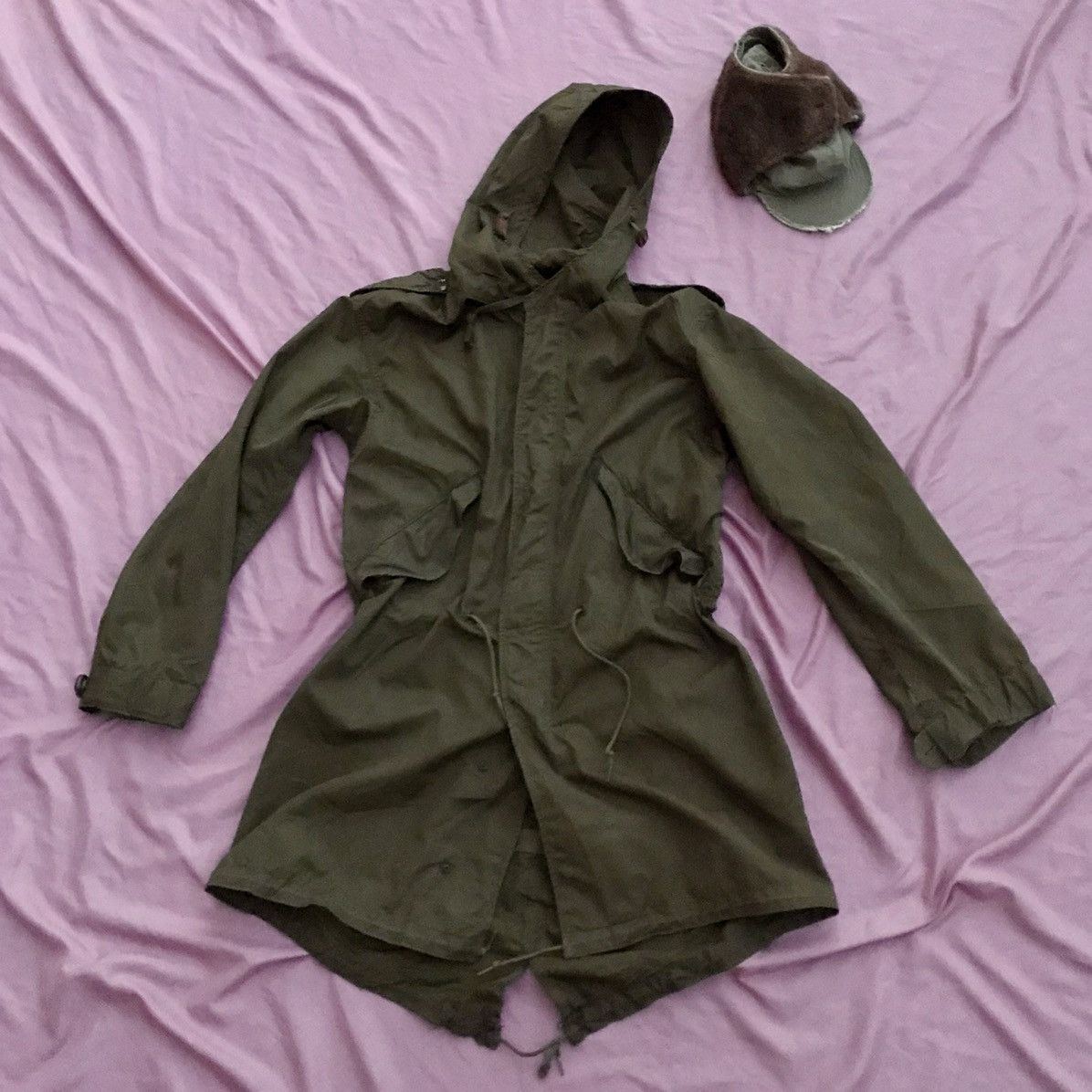 Other 1950s US ARMY M-51 FISHTAIL COLD WEATHER PARKA Size US M / EU 48-50 / 2 - 2 Thumbnail
