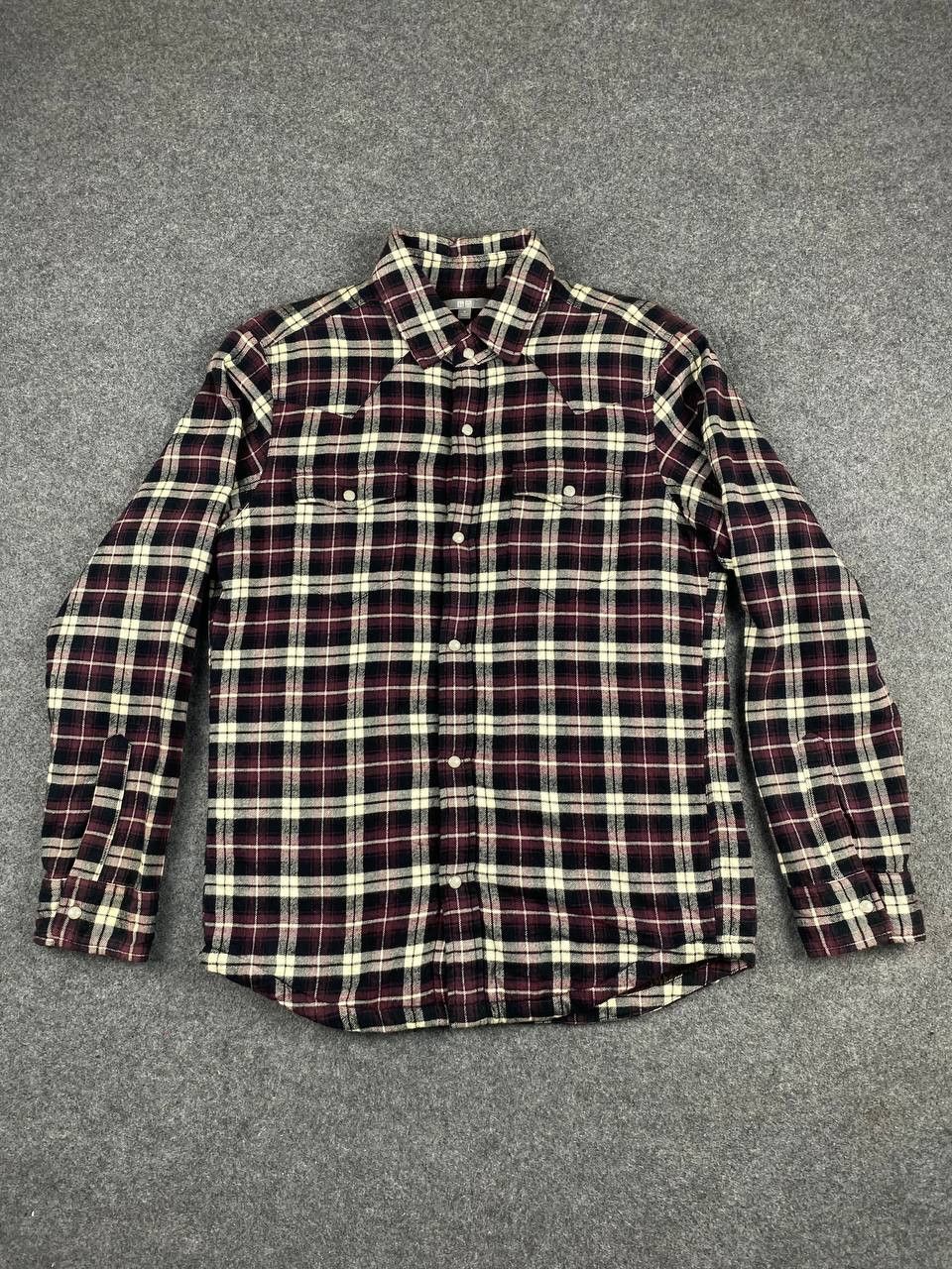 Japanese Brand uniqlo japanese brands flannel shirt sherpa lining Size US M / EU 48-50 / 2 - 1 Thumbnail