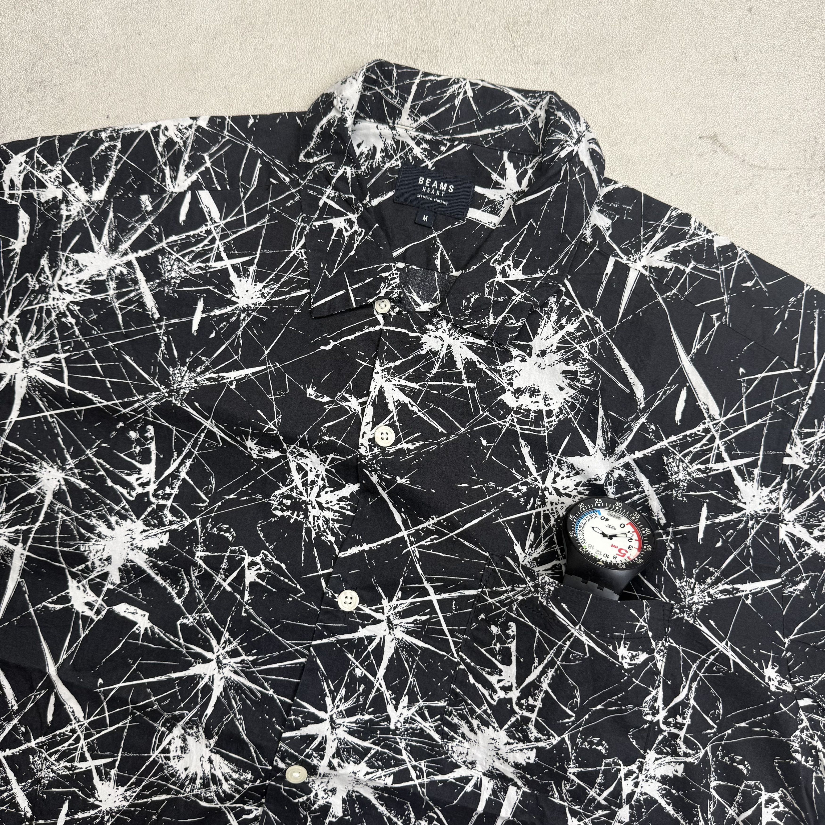Beams Japan Beams Japan Over Print Camp Shirt Size US M / EU 48-50 / 2 - 4 Thumbnail