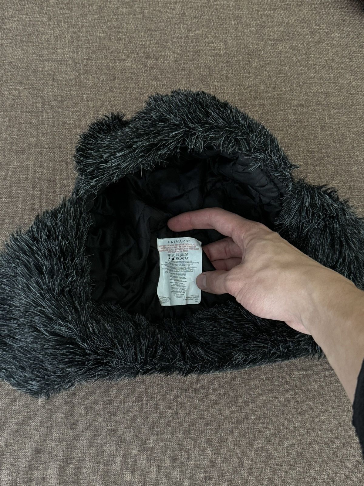 Japanese Brand × Vintage Vintage Y2K fuzzy fur ushanka hat punk Japanese Size ONE SIZE - 5 Thumbnail