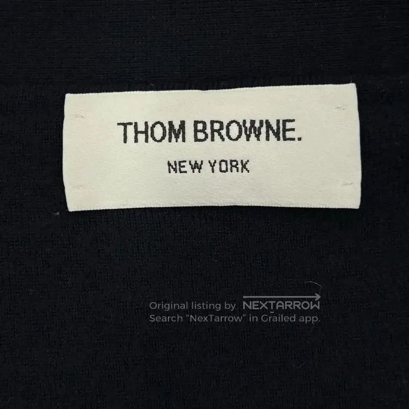 Thom Browne Thom Browne Black Long Sleeve Cotton Pullover . Size S / US 4 / IT 40 - 5 Thumbnail