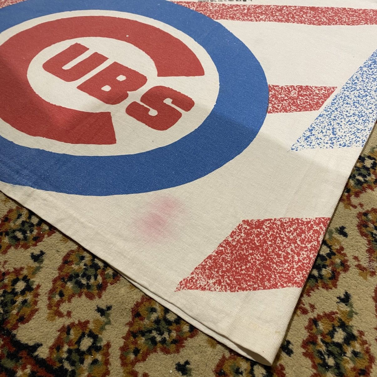 MLB × Vintage Vintage 1991 Chicago Cubs Full Print Tshirt Size US XL / EU 56 / 4 - 4 Thumbnail