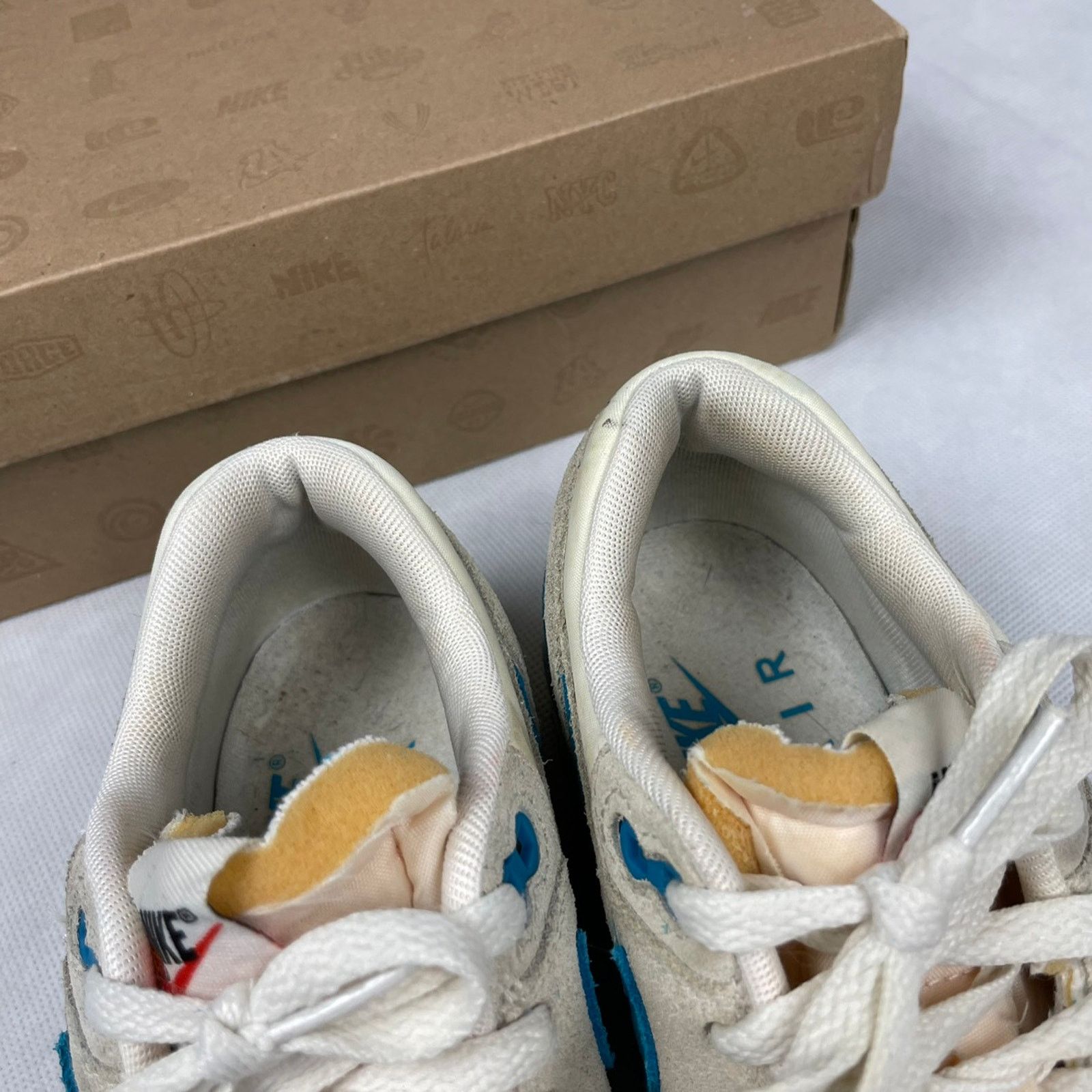 Nike × Vintage Nike Air Max 1 Vintage Sail Neo Turquoise Size US 6,5 Size US 6.5 / IT 36.5 - 14 Thumbnail