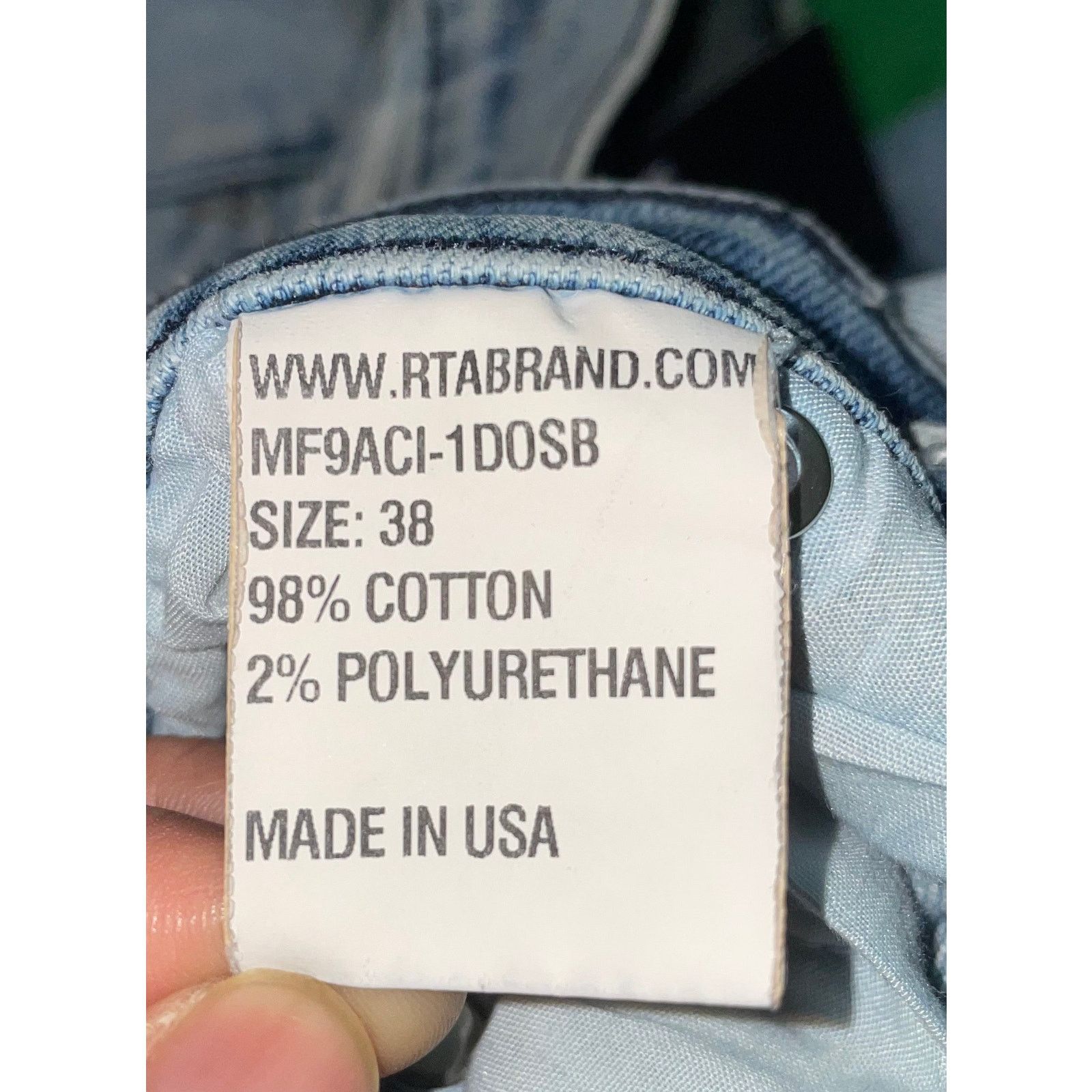 Rta RTA Cross Blue Jeans Size US 38 / EU 54 - 7 Thumbnail