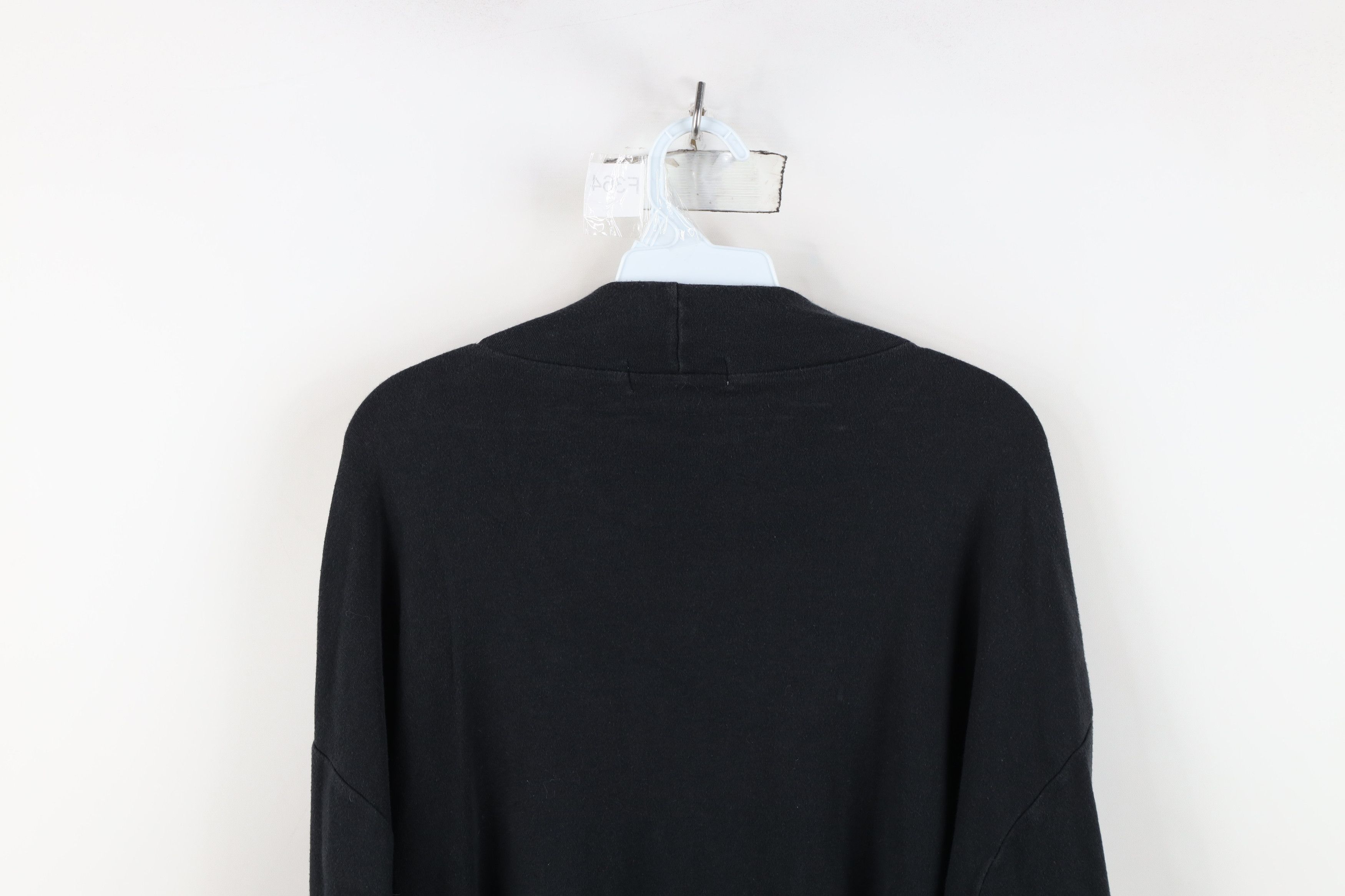 Vintage Vintage 90s Streetwear Boxy Fit Mock Neck T-Shirt Black Size XXL / US 16-18 / IT 52-54 - 13 Thumbnail
