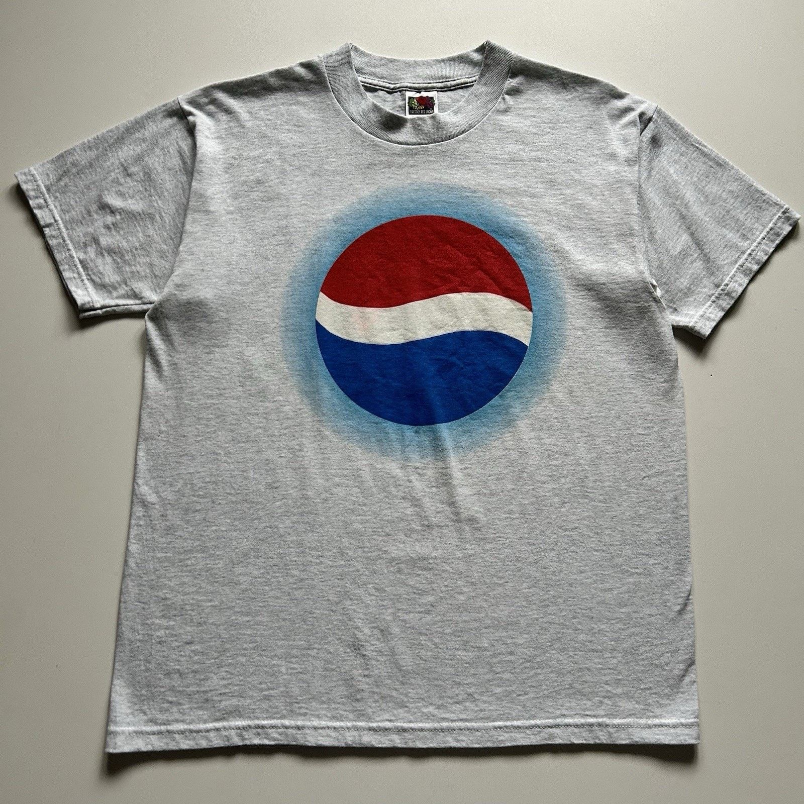Fruit Of The Loom Vintage 90s Pepsi T-Shirt Large Fruit Of The Loom Promo Rare Size US L / EU 52-54 / 3 - 1 Thumbnail