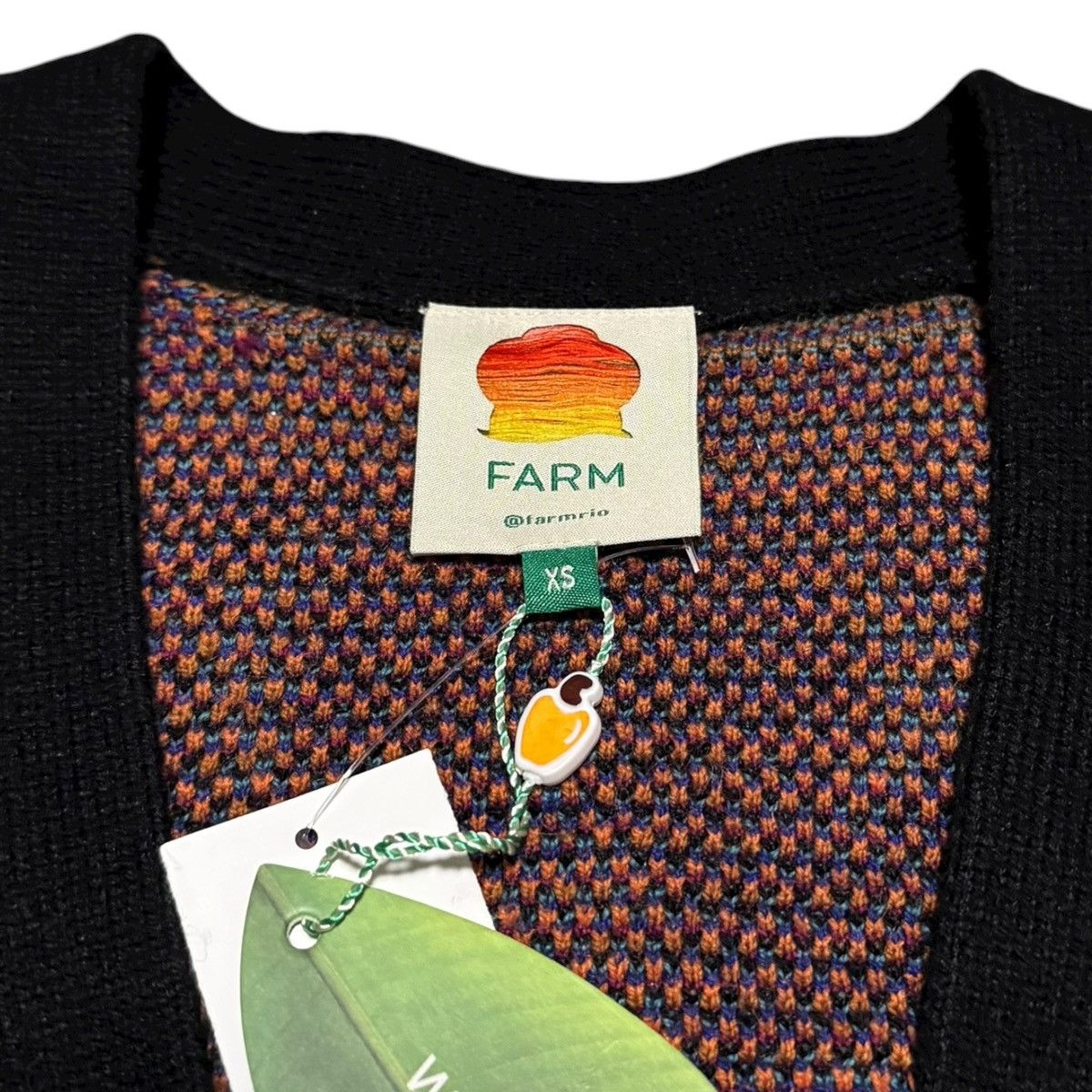 Farm Rio NWT Farm Rio Pineapple Scarf Cardigan Sweater Women's XS Size XS / US 0-2 / IT 36-38 - 4 Thumbnail