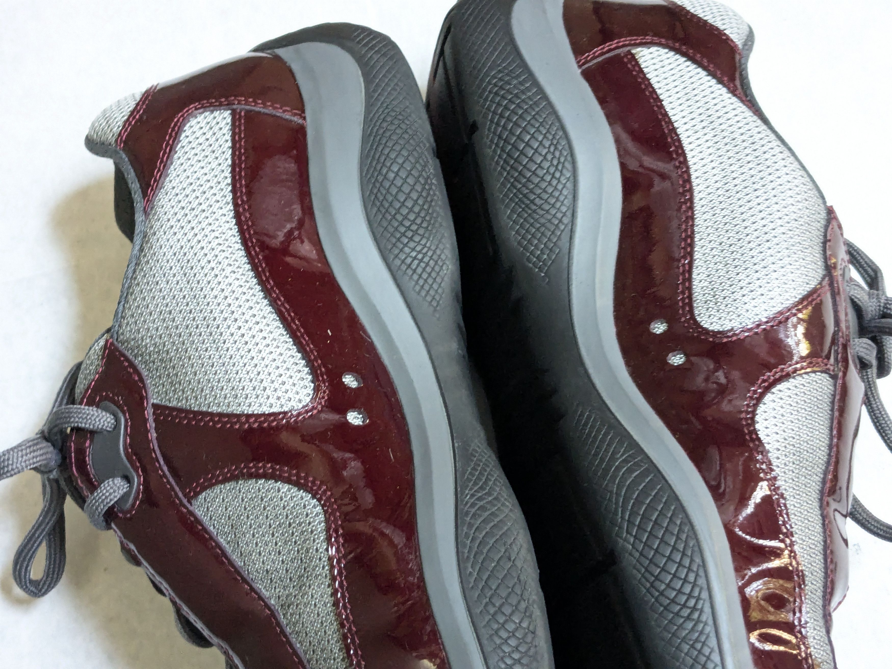 Prada Prada America's Cup Sneakers Burgundy Patent Leather 10.5 Size US 10.5 / EU 43-44 - 11 Thumbnail