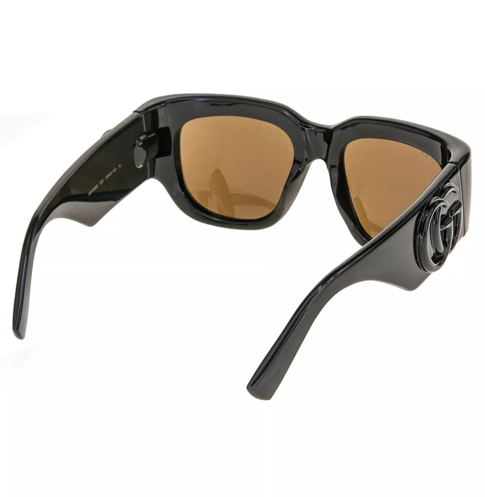Gucci GUCCI LIDO 1545 Brown Oval Chunky Gg1545S Sunglasses 002 Size ONE SIZE - 7 Thumbnail