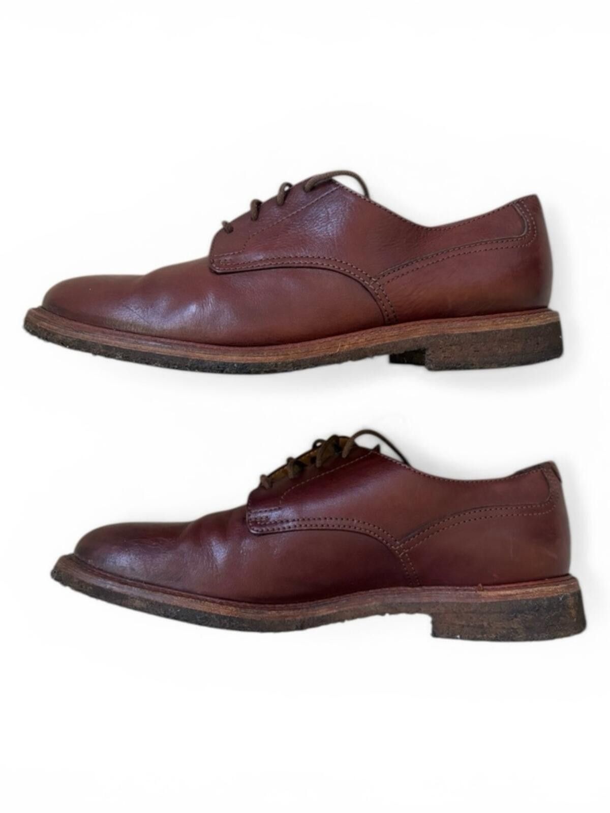 Brunello Cucinelli Brunello Cucinelli Made in Italy Men’s Brown Leather Shoes Size US 10 / EU 43 - 8 Thumbnail