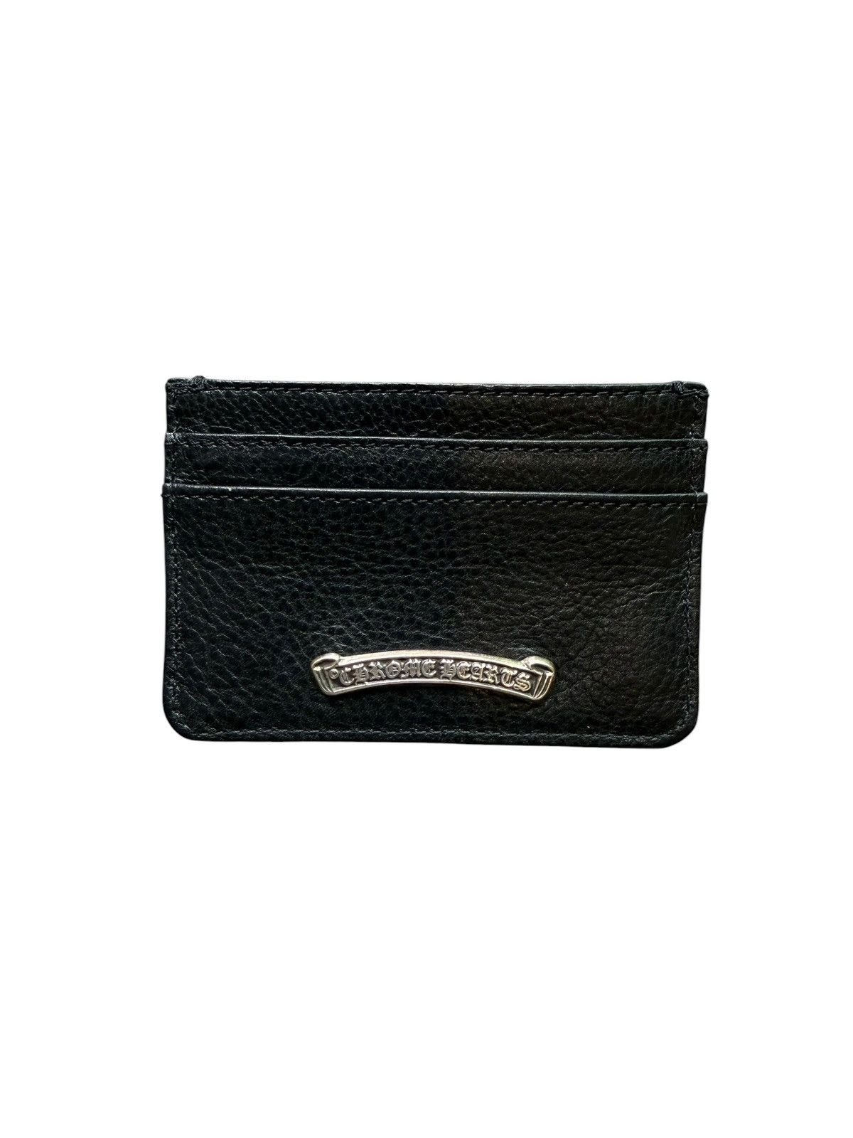 Chrome Hearts SCROLL CARDHOLDER WALLET BLACK Size ONE SIZE - 1 Thumbnail
