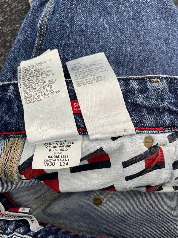 Hysteric Glamour × Le Grande Bleu (L.G.B.) × Tommy Hilfiger VTG HYSTERIC GLAMOUR STYLE STONE WASHED DISTRESSED JEANS 90S Size US 32 / EU 48 - 9 Thumbnail