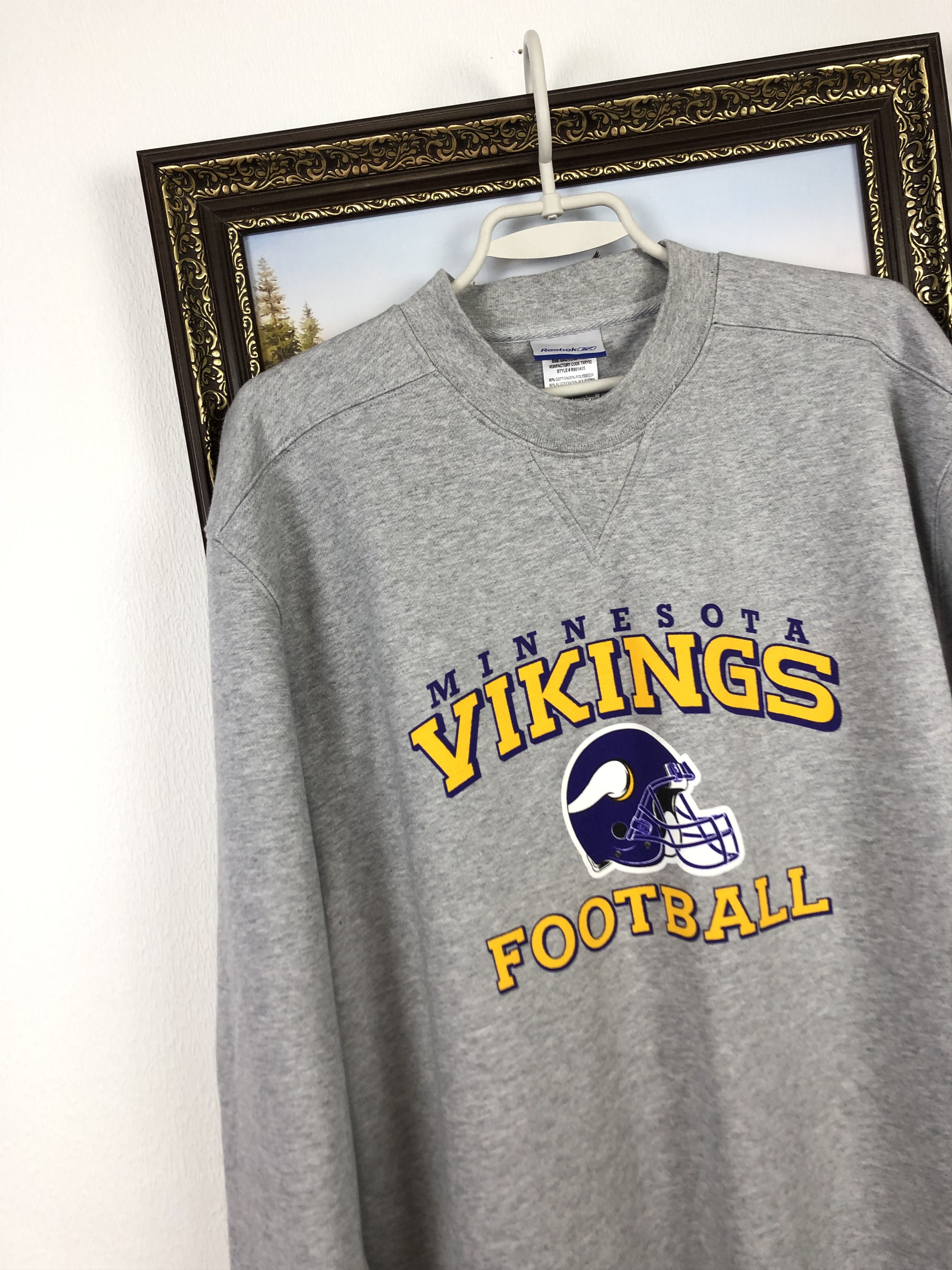 Vintage Vintage Minnesota Vikings Sweatshirt Crewneck Rare Size US L / EU 52-54 / 3 - 3 Thumbnail