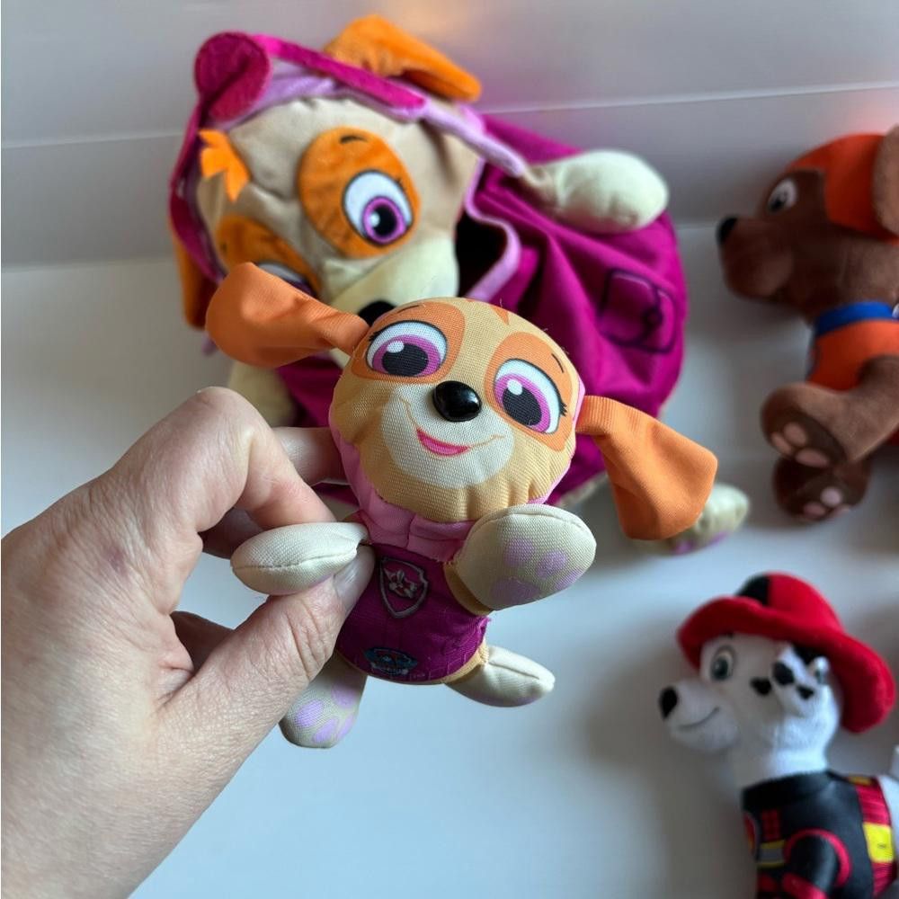 Designer Lot of 9 Paw Patrol Plush Dogs + 1 Bonus Needing Sewing Size ONE SIZE - 6 Thumbnail