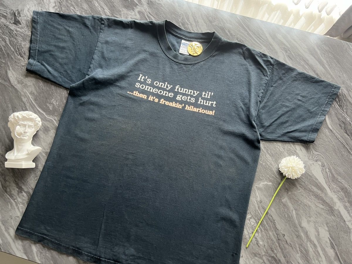 Other × Vintage Its Only Funny Til Someone Get Hurt ! Size US XL / EU 56 / 4 - 1 Thumbnail