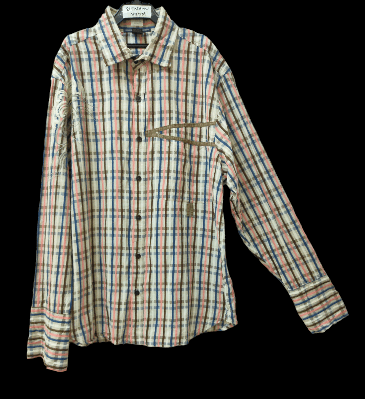 Image of Archival Clothing Vintage Marithe Francois Girbaud Oversized Shirt, Women's (Size XL)