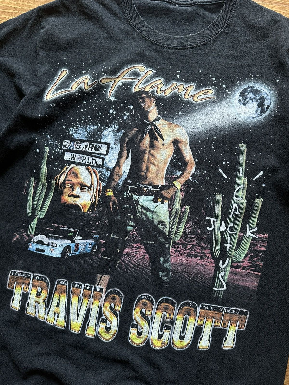 Travis Scott Mens Vintage Travis Scott T-shirt rare tee rap size M Size US M / EU 48-50 / 2 - 3 Thumbnail