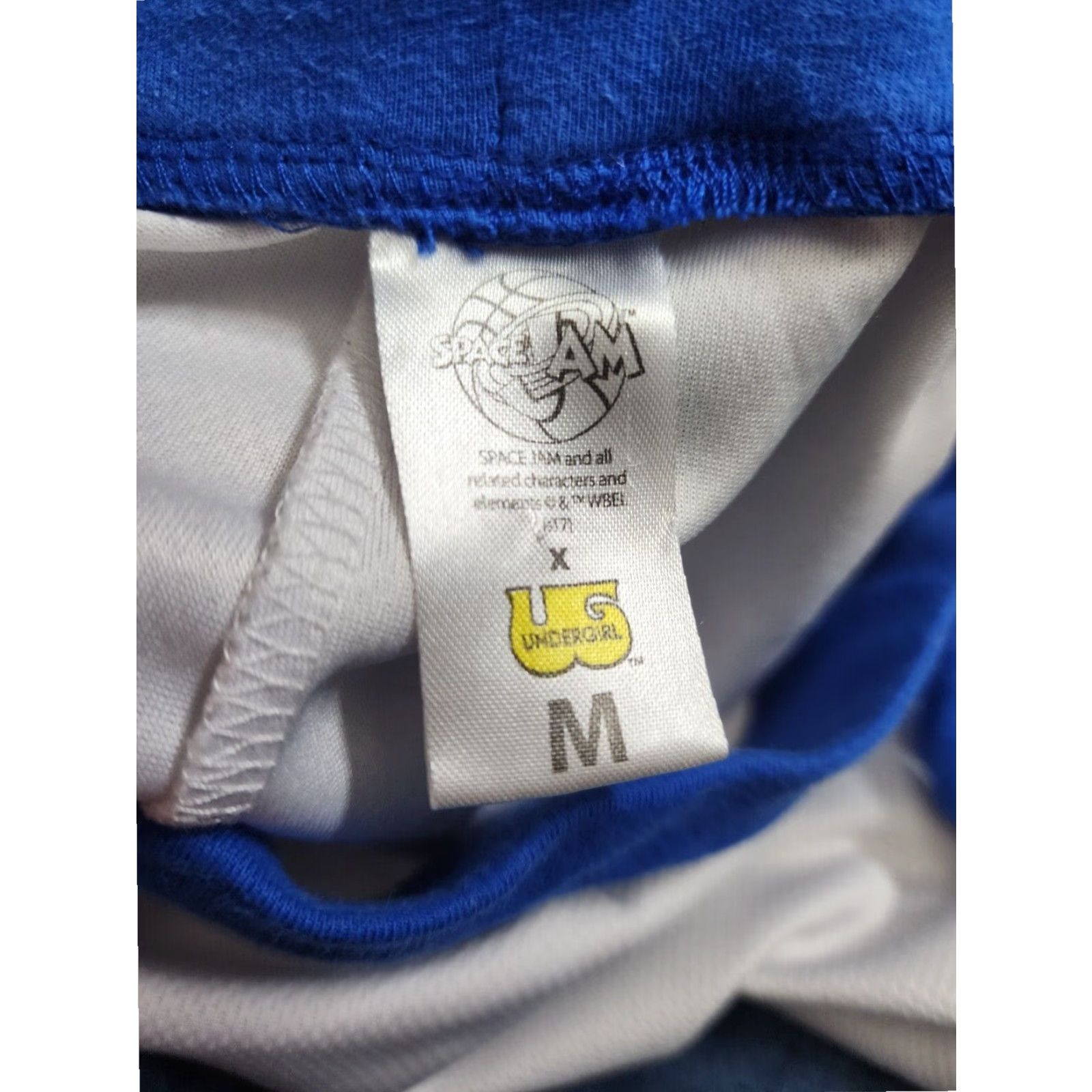 Vintage Varsity Space Jam Lola Booty Shorts White Womens M Size 32" / US 10 / IT 46 - 4 Thumbnail