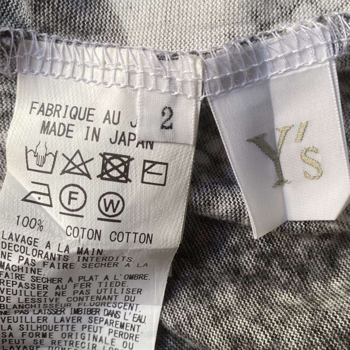 Yohji Yamamoto Y’s Graphic Oversize Blouse Size L / US 10 / IT 46 - 7 Thumbnail
