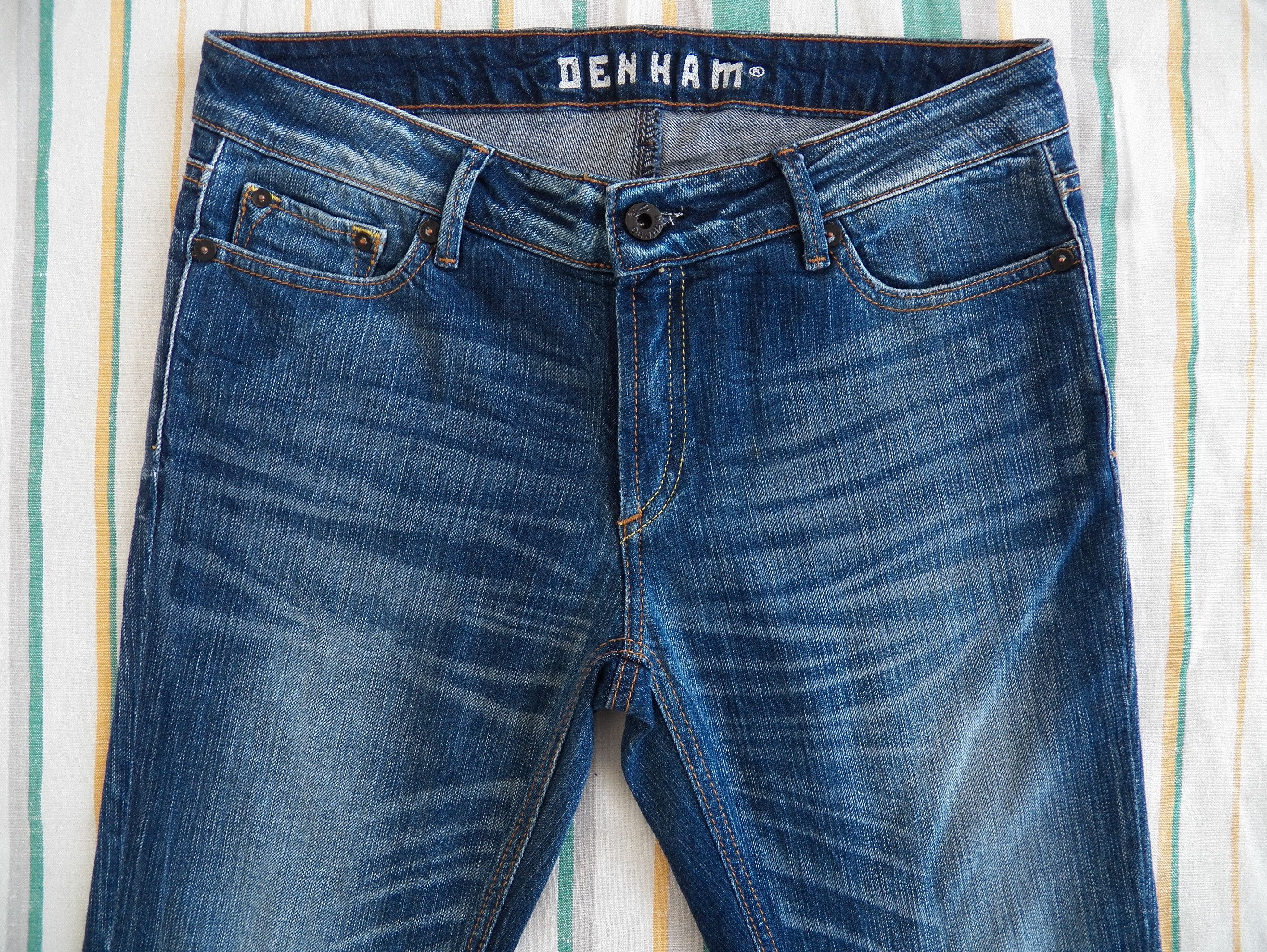 DENHAM Denham Kick Slim Fit Bootcut Jeans W28 L32 Twill Denim SBS Size 28" / US 6 / IT 42 - 9 Thumbnail