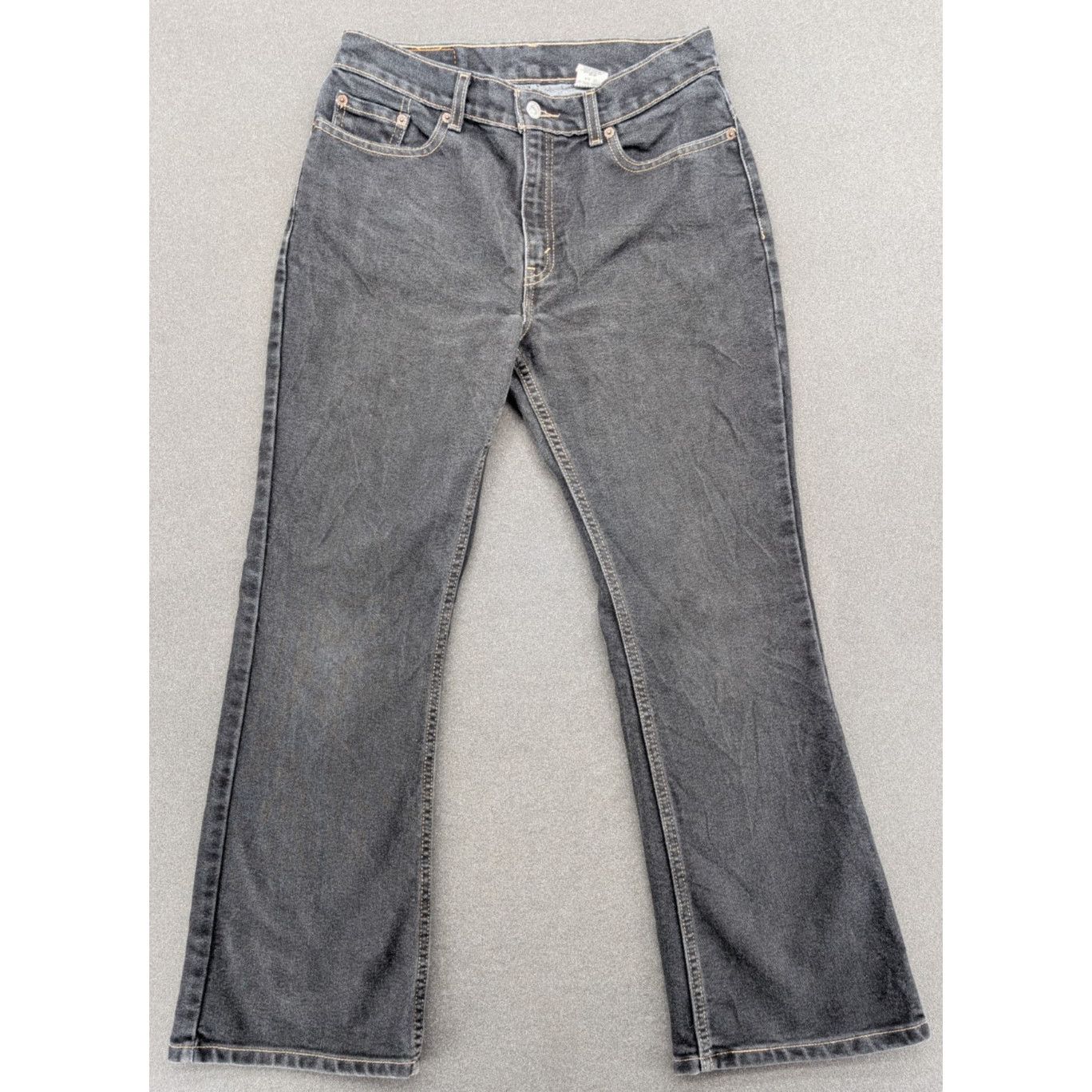 Levi's Levi’s 515 Bootcut Jeans Women’s 10 Petite Gray Wash Stretch Size 32" / US 10 / IT 46 - 1 Thumbnail
