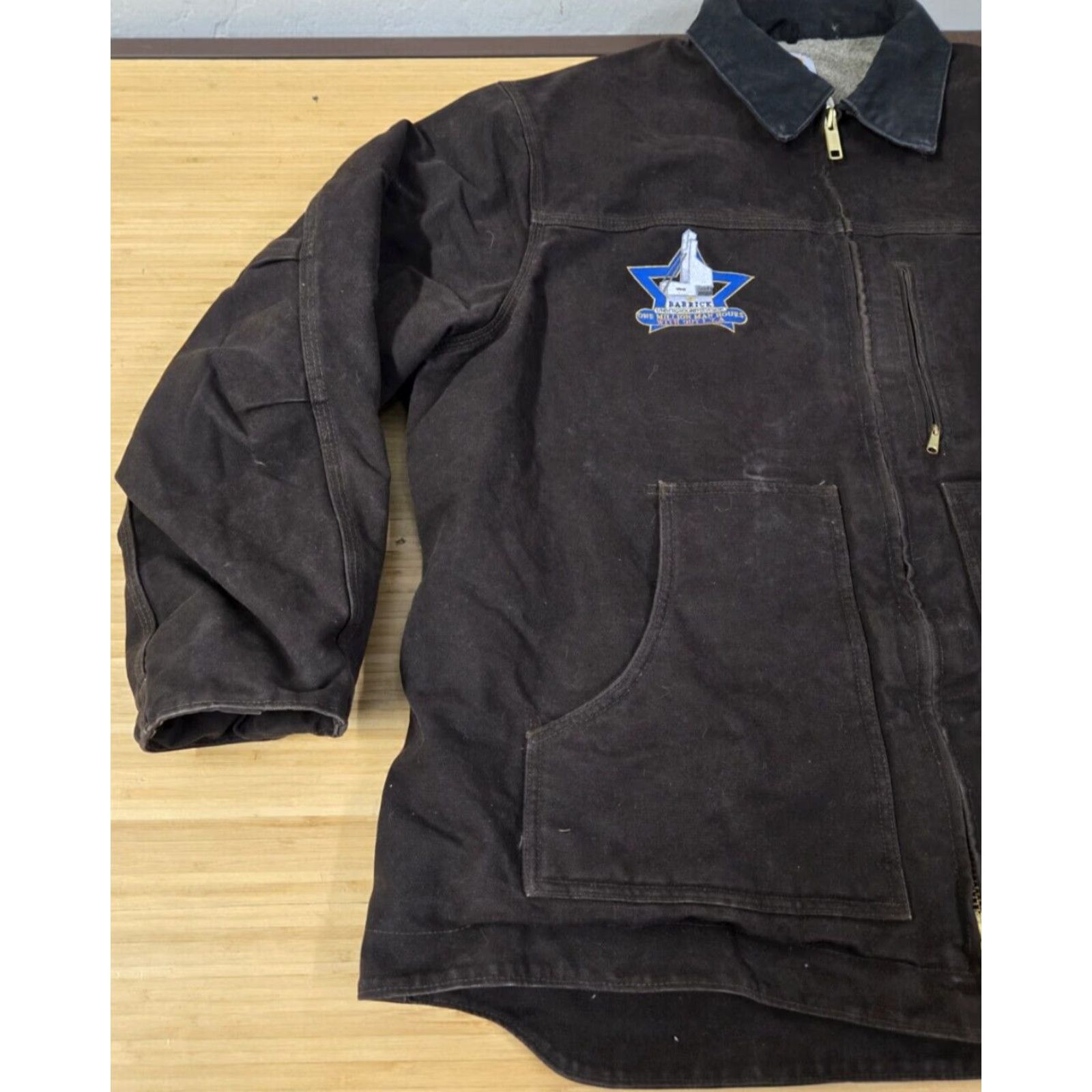 Carhartt Carhartt C61 DKB Barn Jacket Dark Brown Sherpa Coat 2XL Mens Size US XXL / EU 58 / 5 - 4 Thumbnail