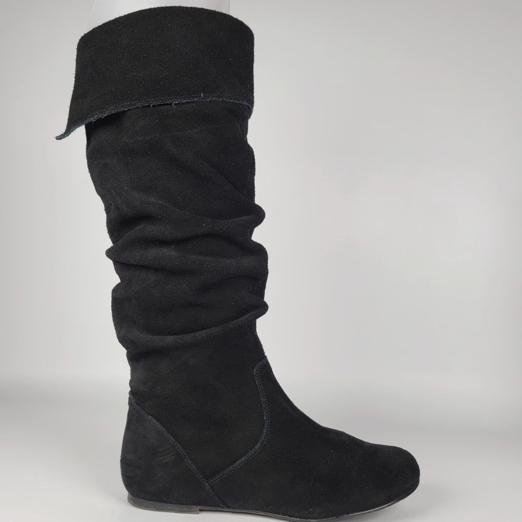 Steve Madden Steve Madden Black Suede Slip On Knee High Boots Women 7.5 Bonanza Brown Fashion Boots Menus? Size US 8 / IT 38 - 3 Thumbnail