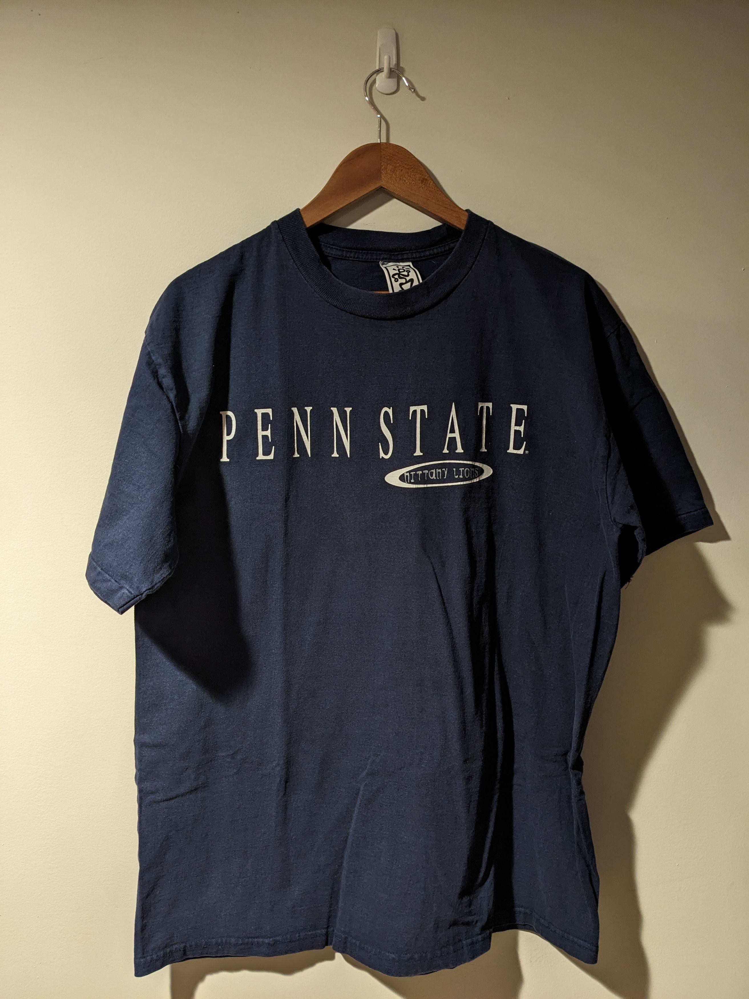 NCAA Vintage 90s Penn State Nittany Lion College T-Shirt Size US L / EU 52-54 / 3 - 1 Thumbnail