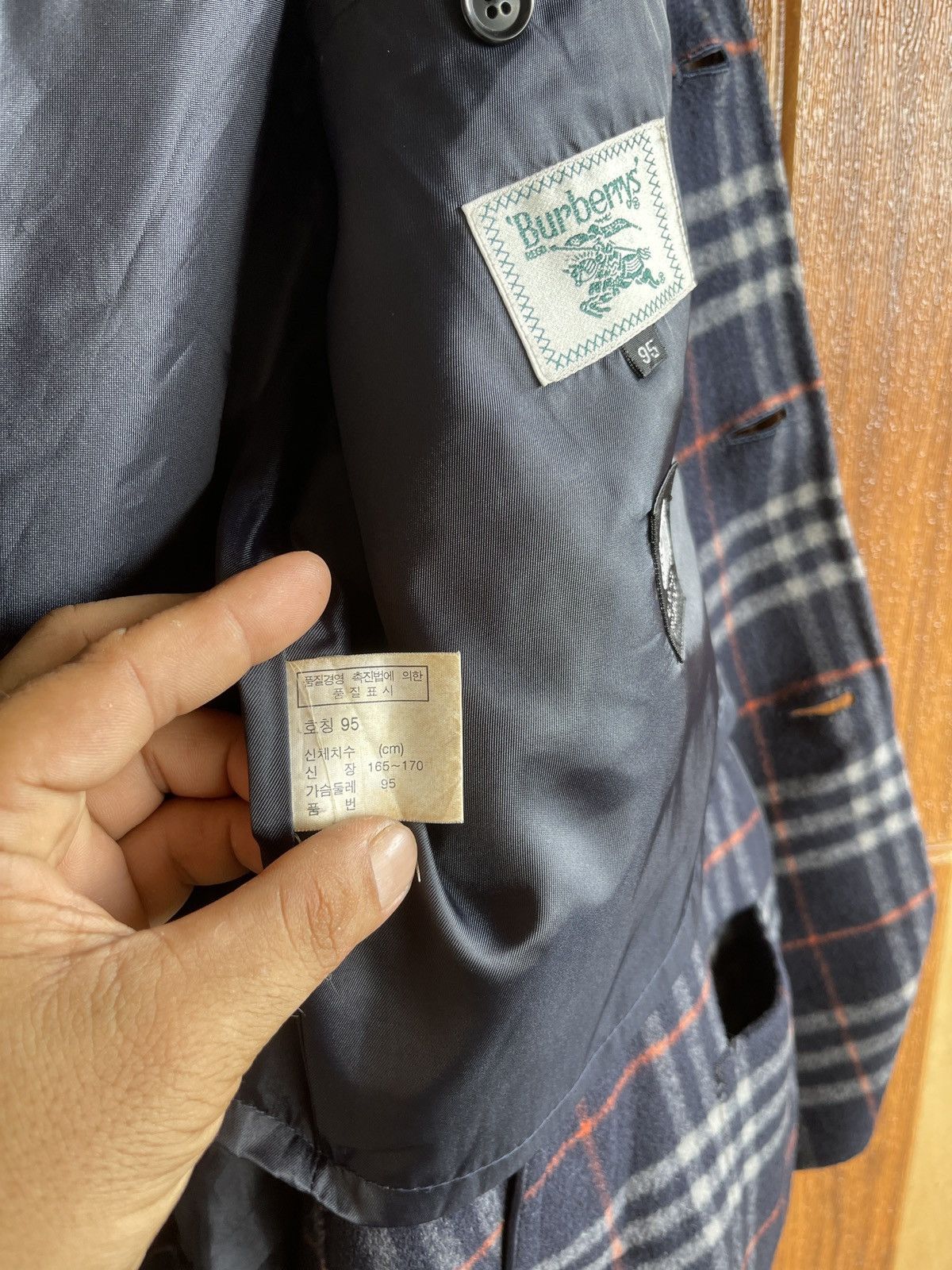 Last Drop🔥Rare🔥Vtg BURBERRYS Nova Check Wool Coat