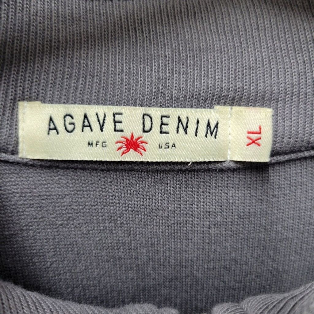 Agave Agave Denim Quarter Zip Jersey Pullover Shirt Men's Size XL Size US XL / EU 56 / 4 - 6 Thumbnail