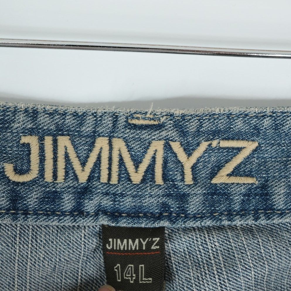 Other Jimmy'z Jeans Womens 14L (37x35) Blue Low Rise Flare Y2K Size 37" - 7 Thumbnail