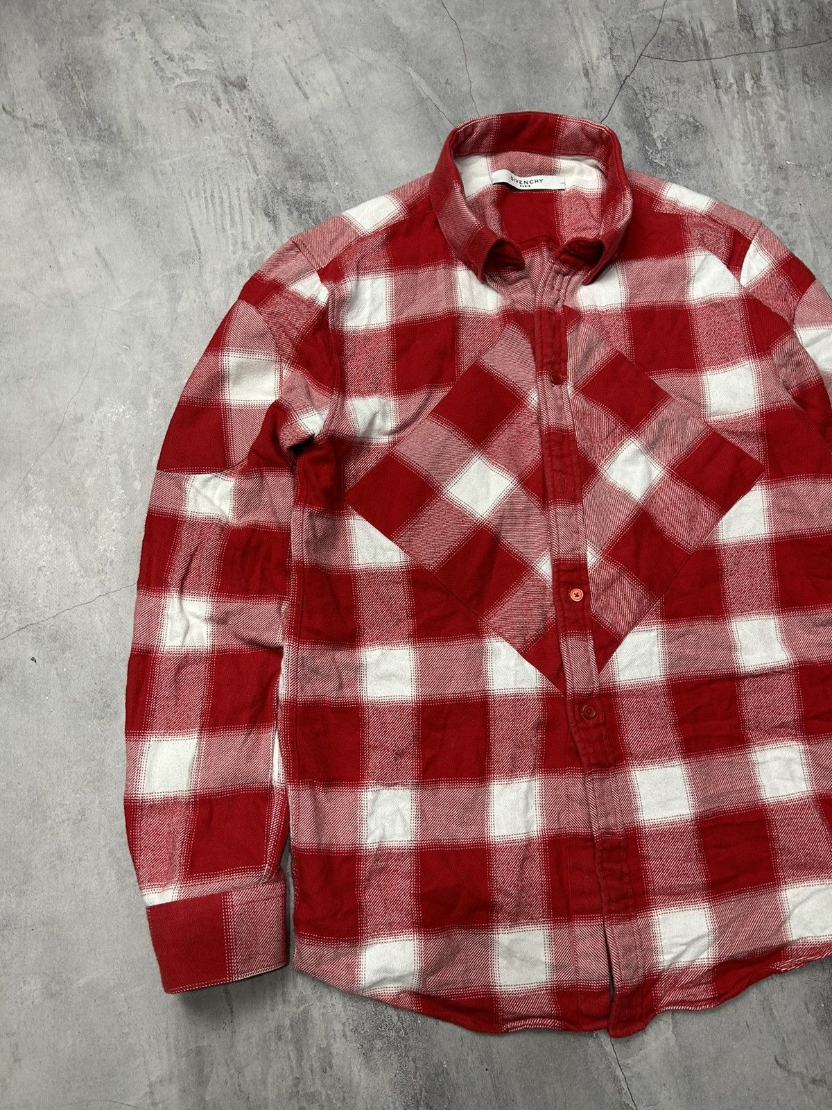 Givenchy Givenchy Patchwork Flannel Shirt Size US M / EU 48-50 / 2 - 2 Thumbnail