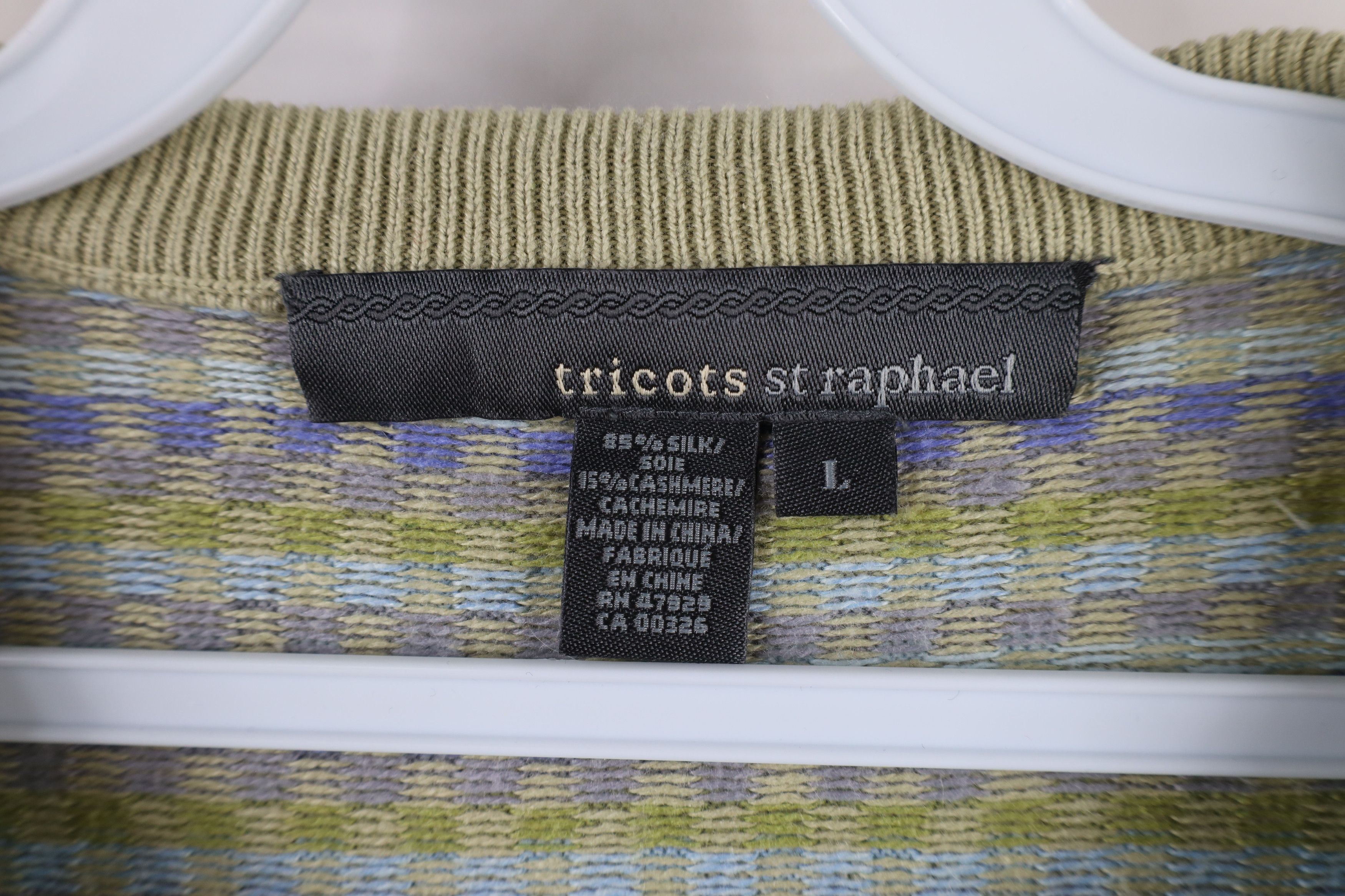 Vintage Vintage 90s Streetwear Checkered Knit Crewneck Sweater Size US L / EU 52-54 / 3 - 4 Thumbnail