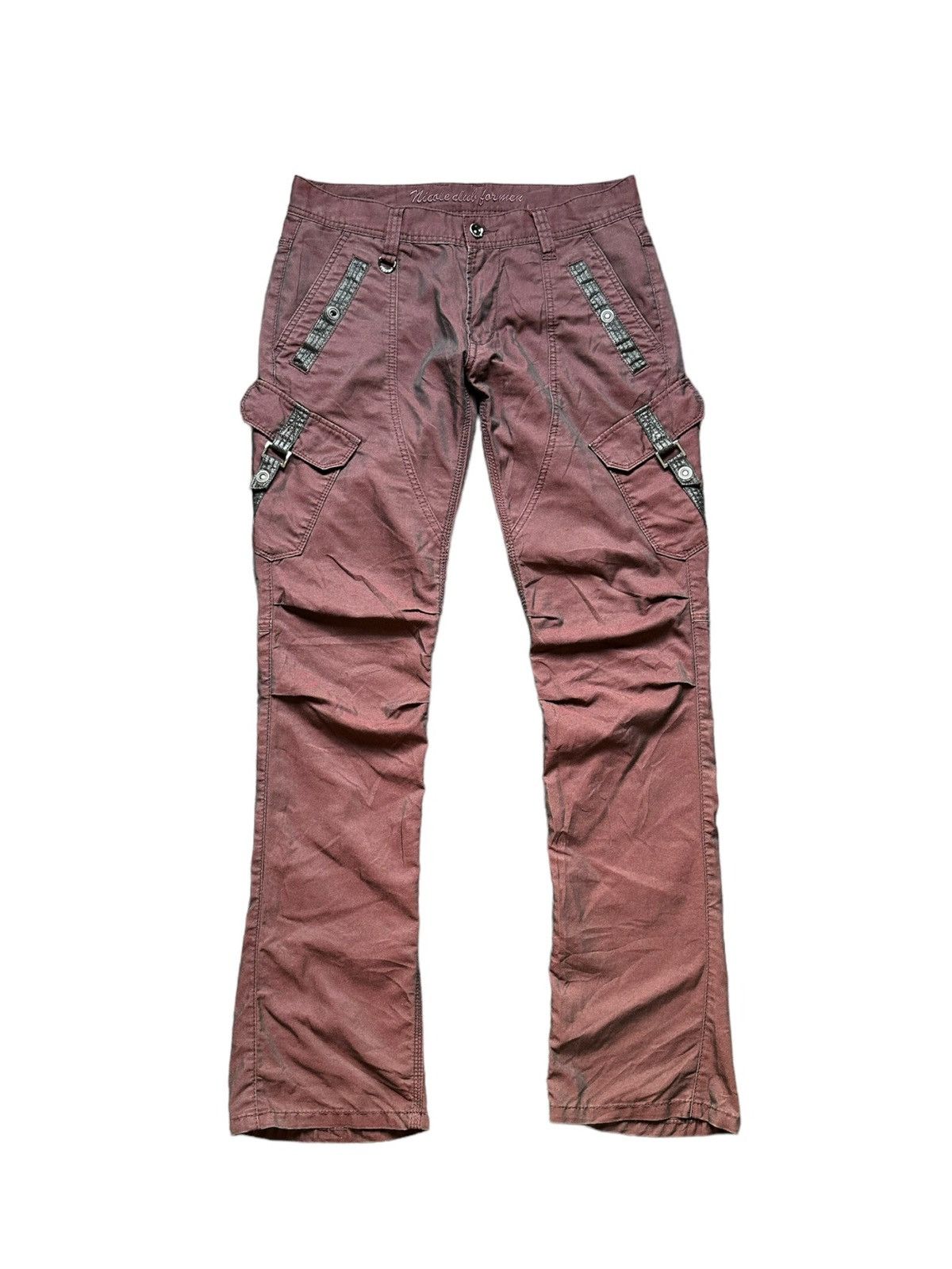 If Six Was Nine [33 x 42] Y2k NCFM gasmask j-rock Gothic cargo pant Size US 33 - 1 Thumbnail