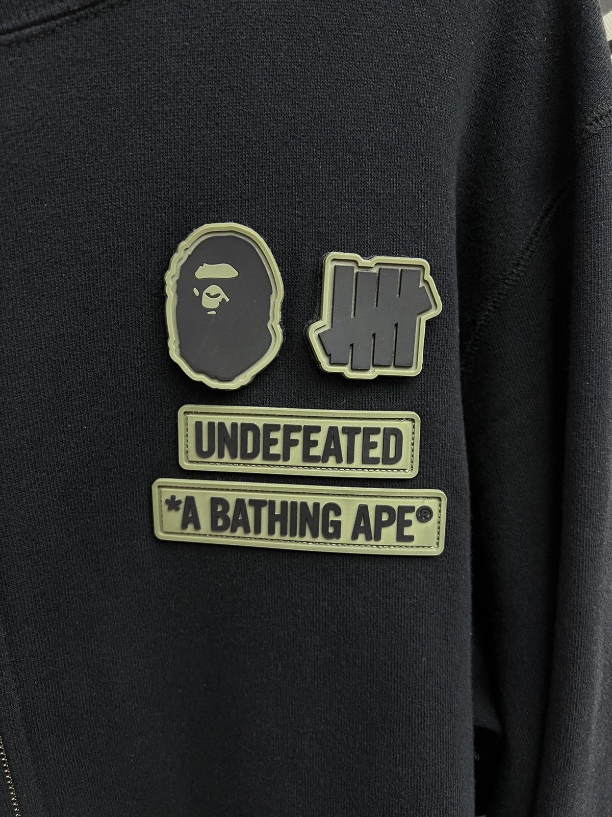 Bape Bape x Undefeated Black Camo Shark Hoodie Size US XXL / EU 58 / 5 - 6 Thumbnail