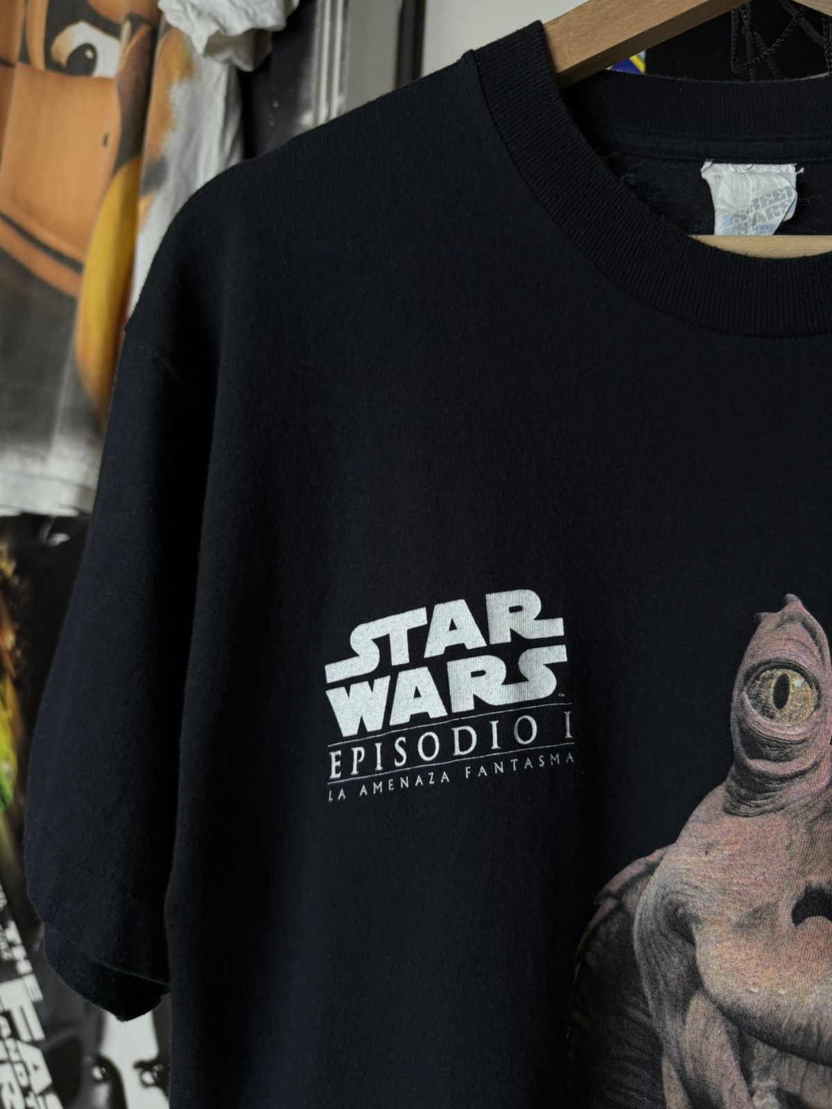 Vintage Vintage 90’s Jar Jar Star Wars Movie T-Shirt Size Medium Size US M / EU 48-50 / 2 - 8 Thumbnail