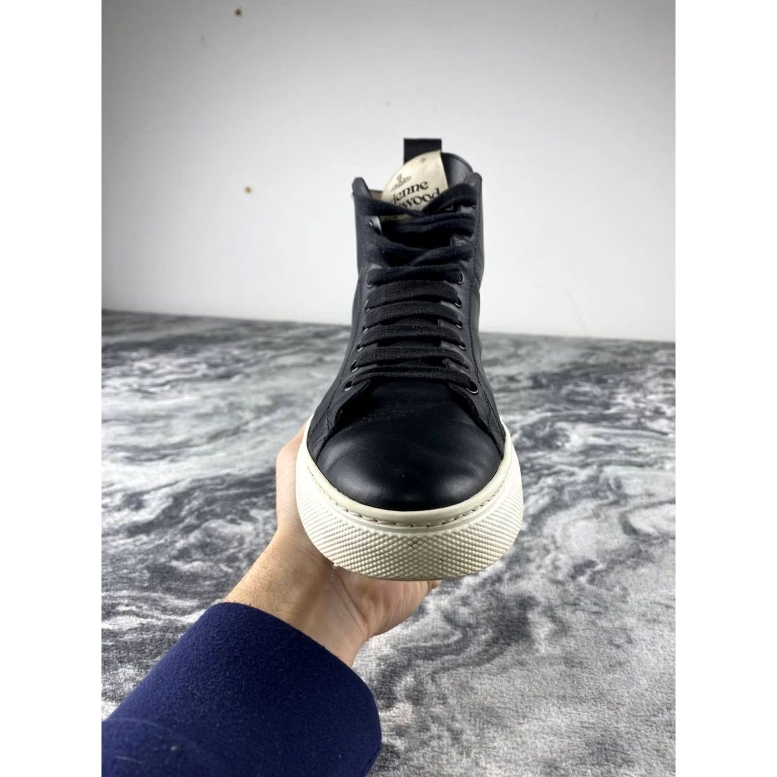 Vivienne Westwood Vivienne Westwood Leather Sneakers Men Size 40 Black Size US 10 / EU 43 - 4 Thumbnail