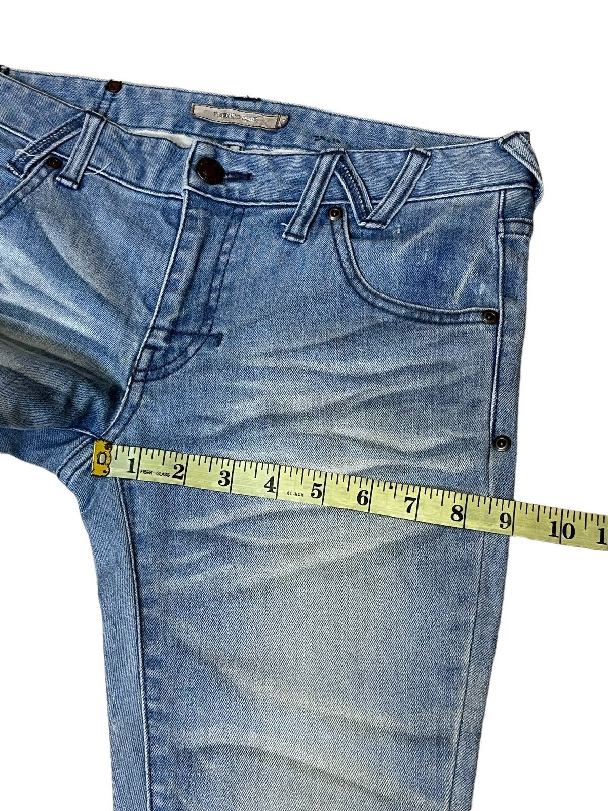 Tornado Mart VINTAGE TORNADO MART STRETCH COTTON SKINNY FADE JEANS Size US 30 / EU 46 - 13 Thumbnail