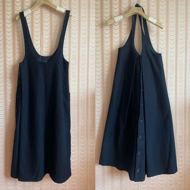 Y's Y's Cyanotic wool dress Size ONE SIZE - 1 Thumbnail