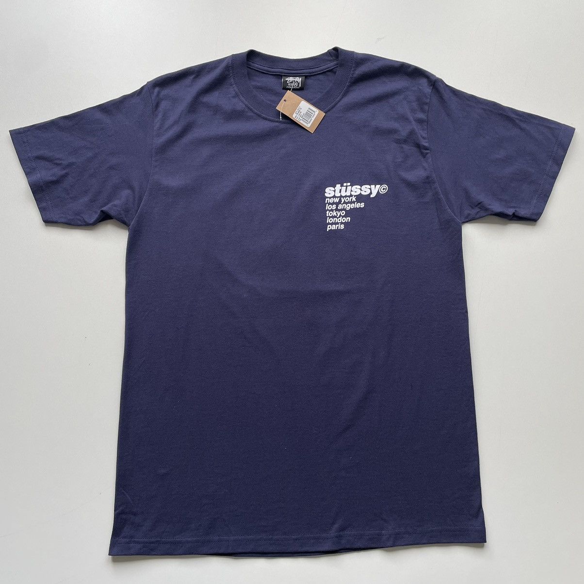 ★Stussy Cherries T-Shirt Navy★ s-l400.jpg