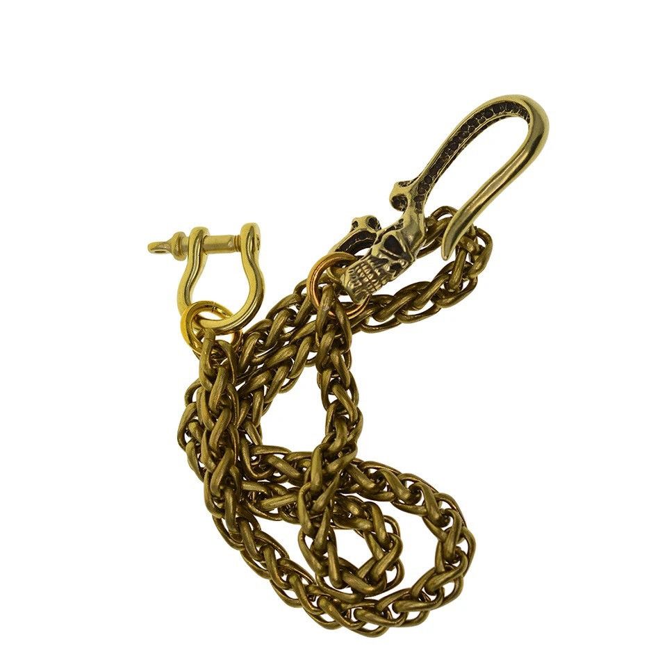 Other Skull Head + 6mm wheat snake Pant chain Size ONE SIZE - 6 Thumbnail