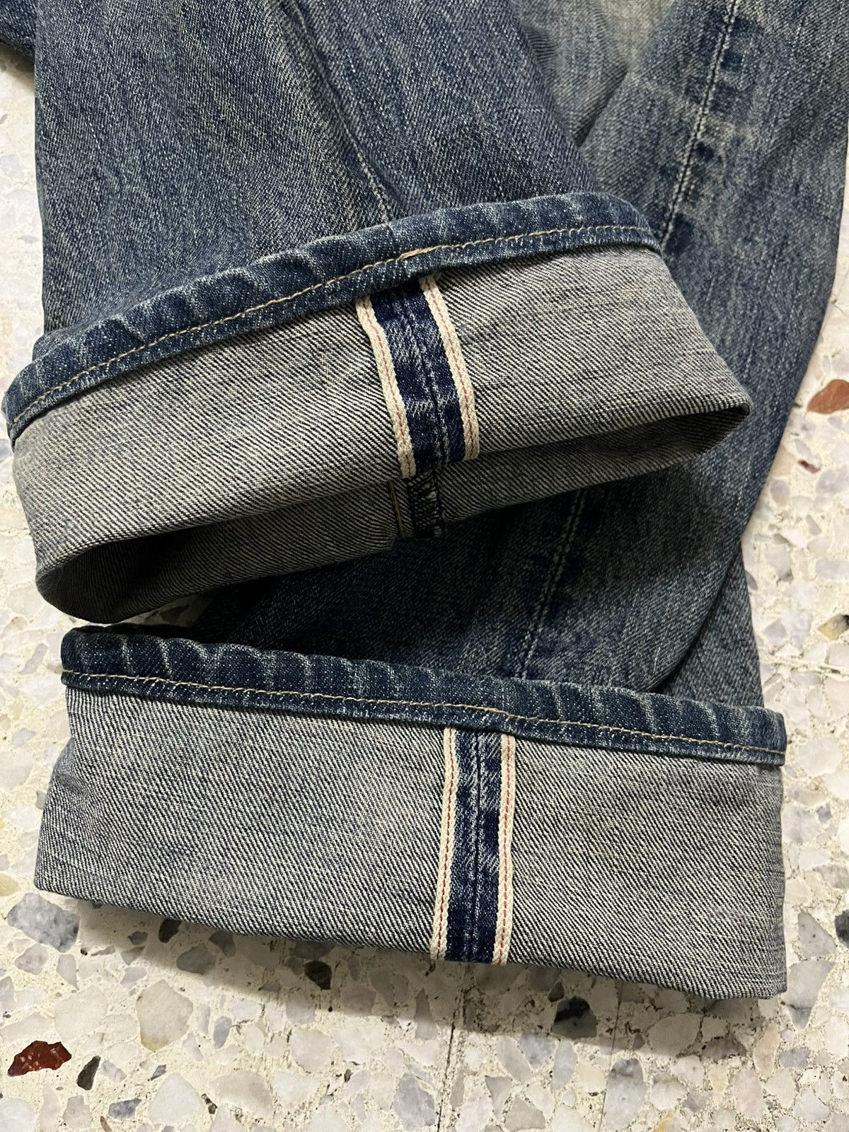 Levi's Vintage Clothing Levi’s 503B Vintage Selvedge Denim Heavy Fade Rare Size US 29 - 8 Thumbnail