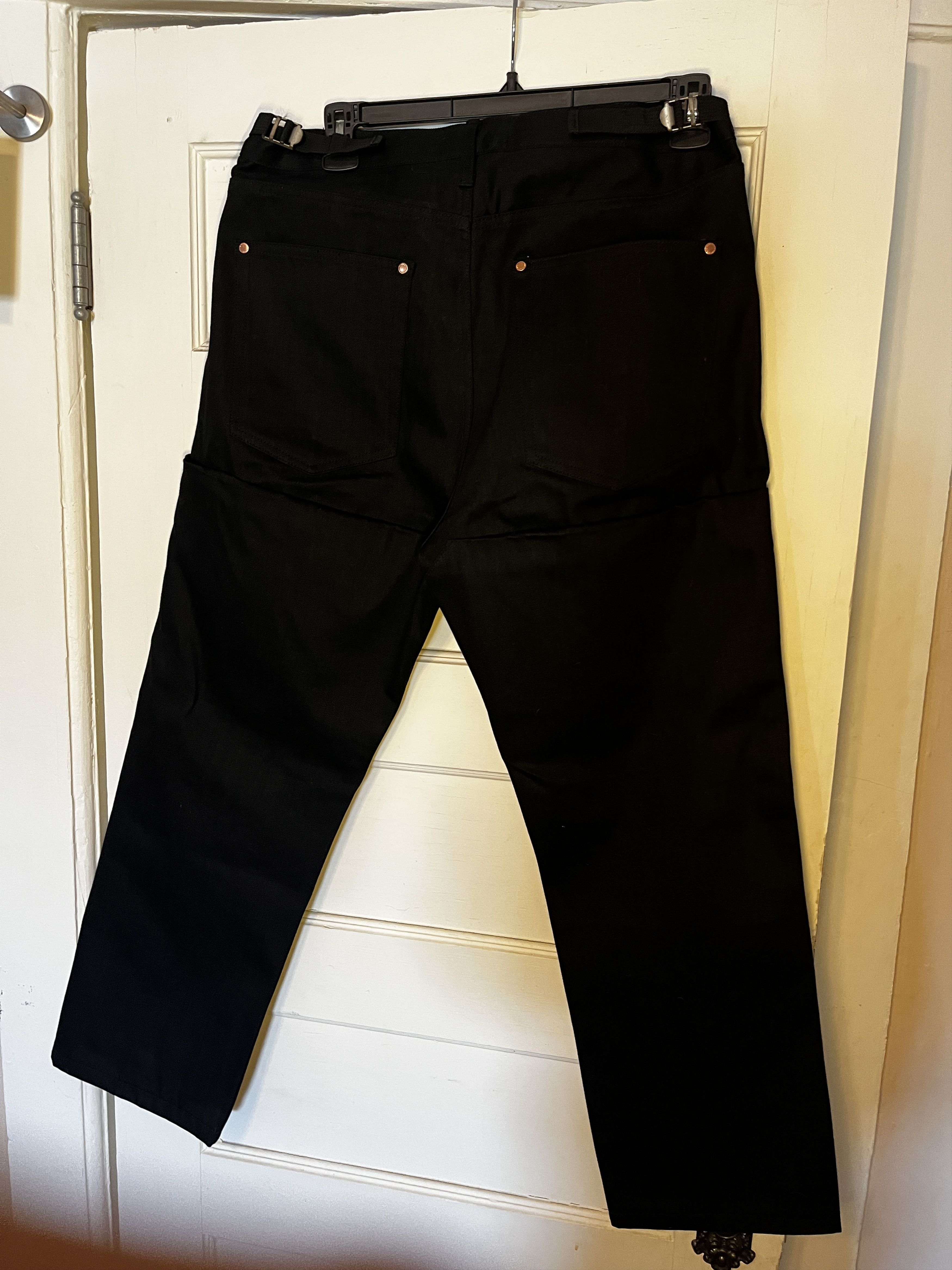 Haven Court Quad Cargo Denim V2 (caliber) (Black raw selvedge denim) Size US 35 - 4 Thumbnail