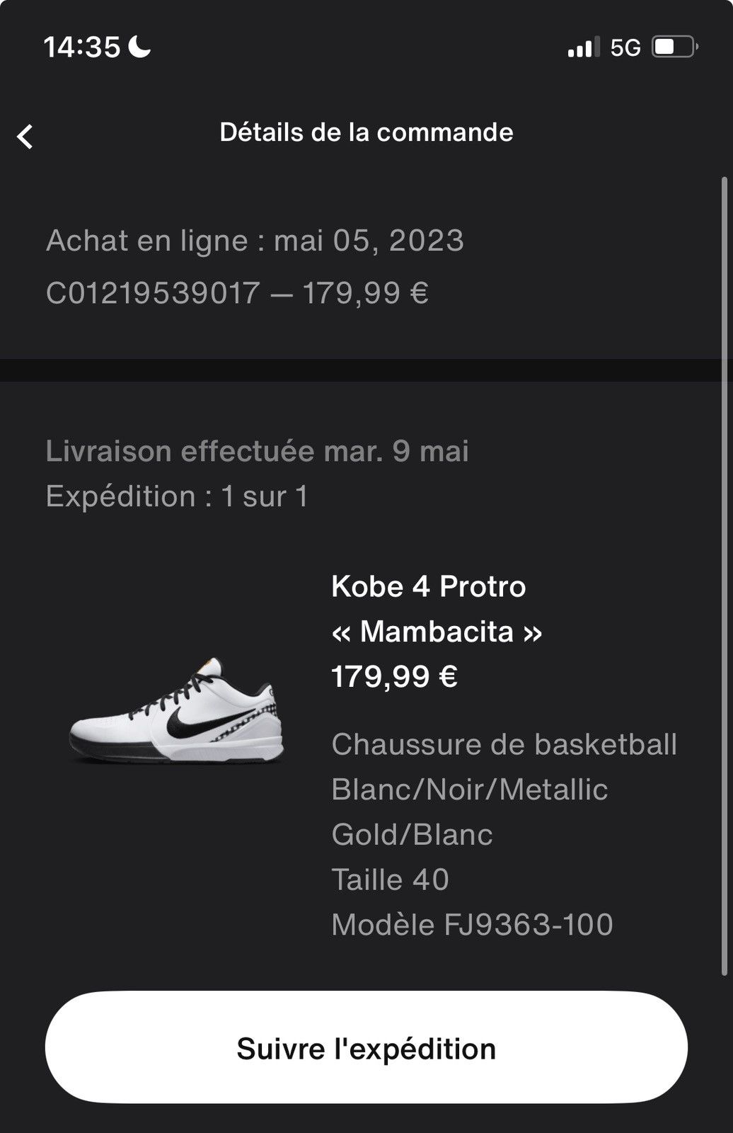 Jordan Brand × Nike Brand new Kobe 4 IV mambacita gigi Size US 7 / EU 40 - 10 Thumbnail