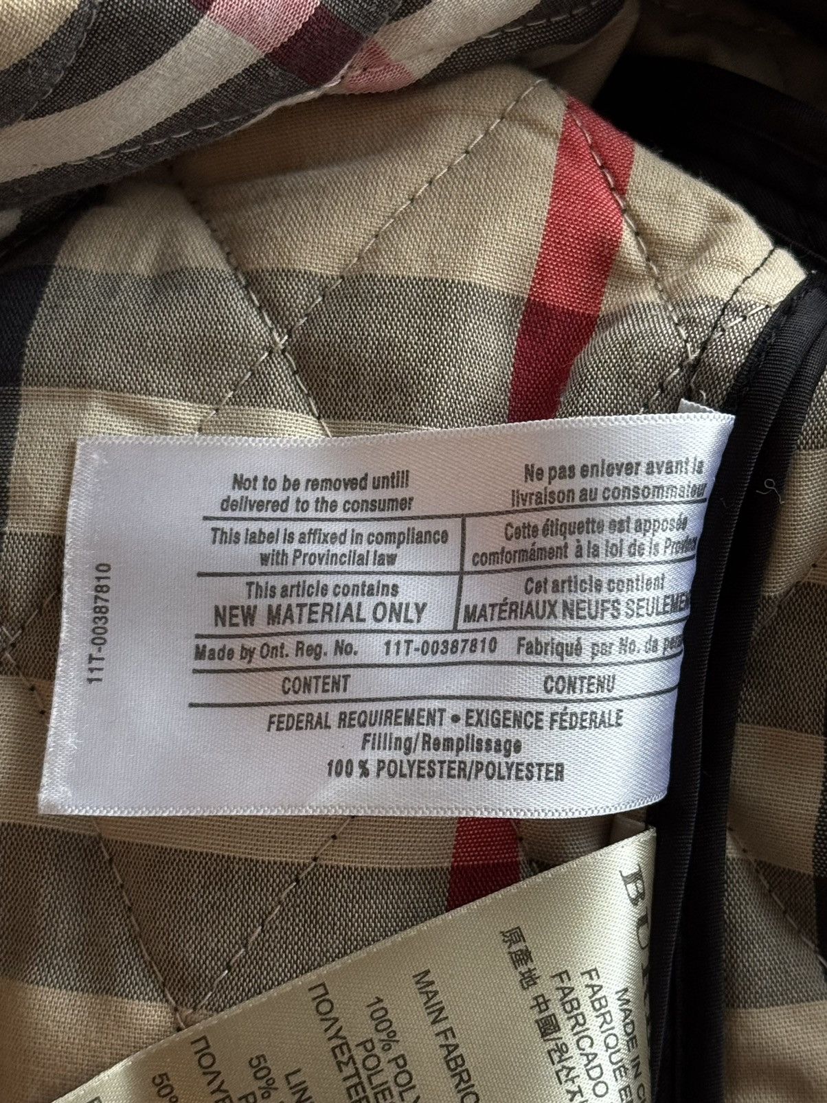 Burberry × Designer Burberry Brit luxury quilted jacket black Size M / US 6-8 / IT 42-44 - 9 Thumbnail