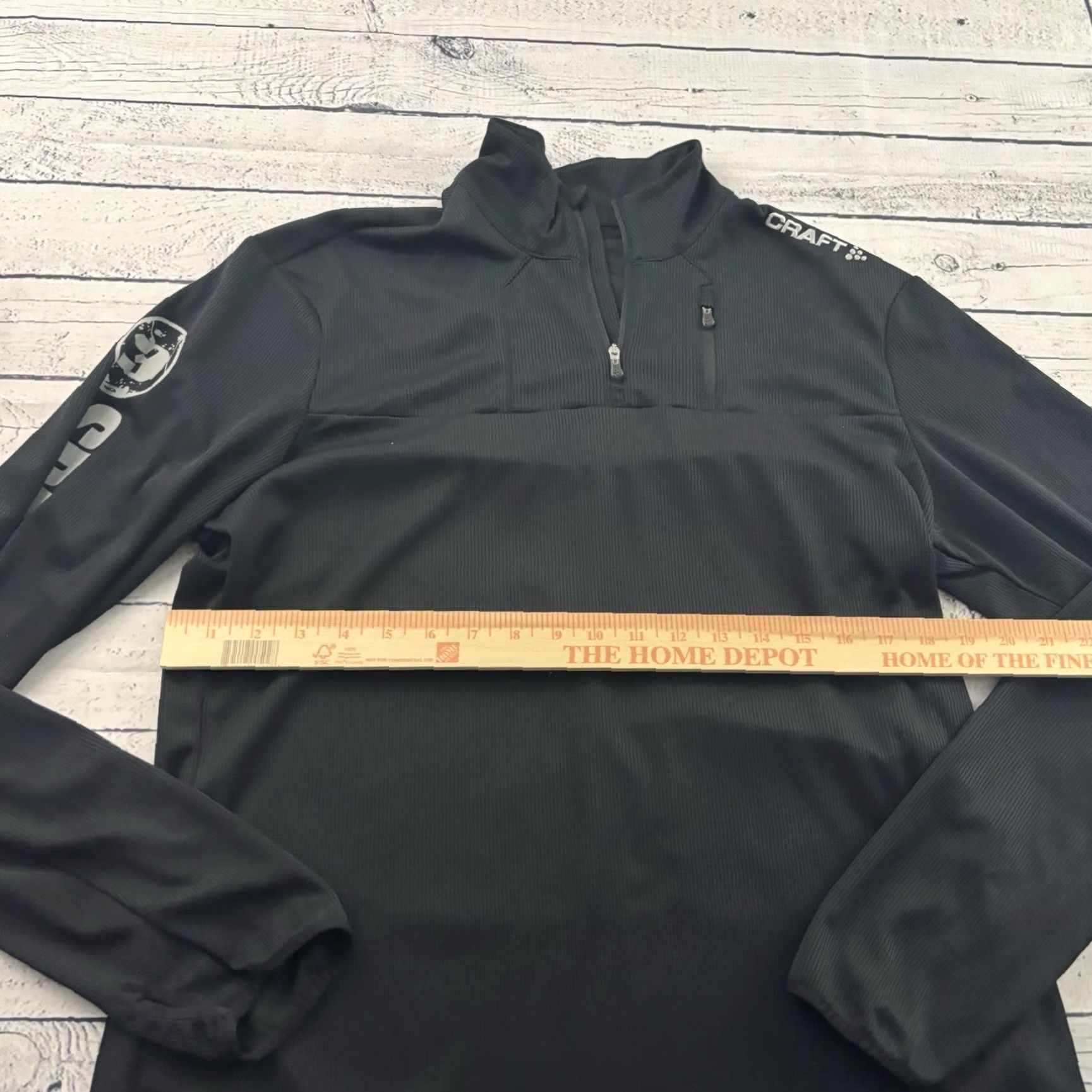 Vintage Craft Spartan 1/4 Zip Long Sleeve Pullover Athletic Jacket Men's Large Black Size US L / EU 52-54 / 3 - 3 Thumbnail